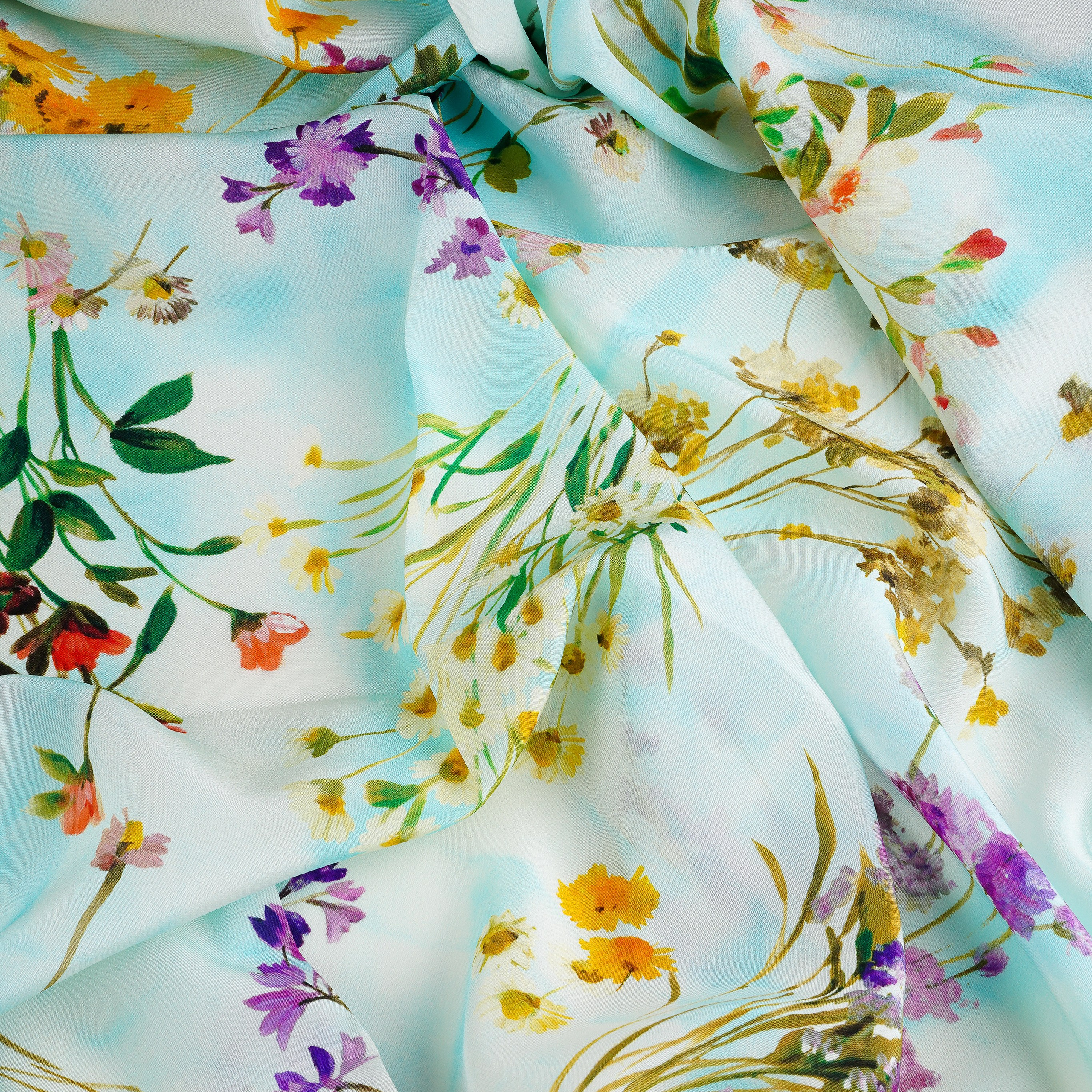 LIBERTY - КРЕПДЕШИН - МТИ395 - ШИРИНА 1,30 - БИРЮЗА - К 1,65 ; К 0,45 - 7500