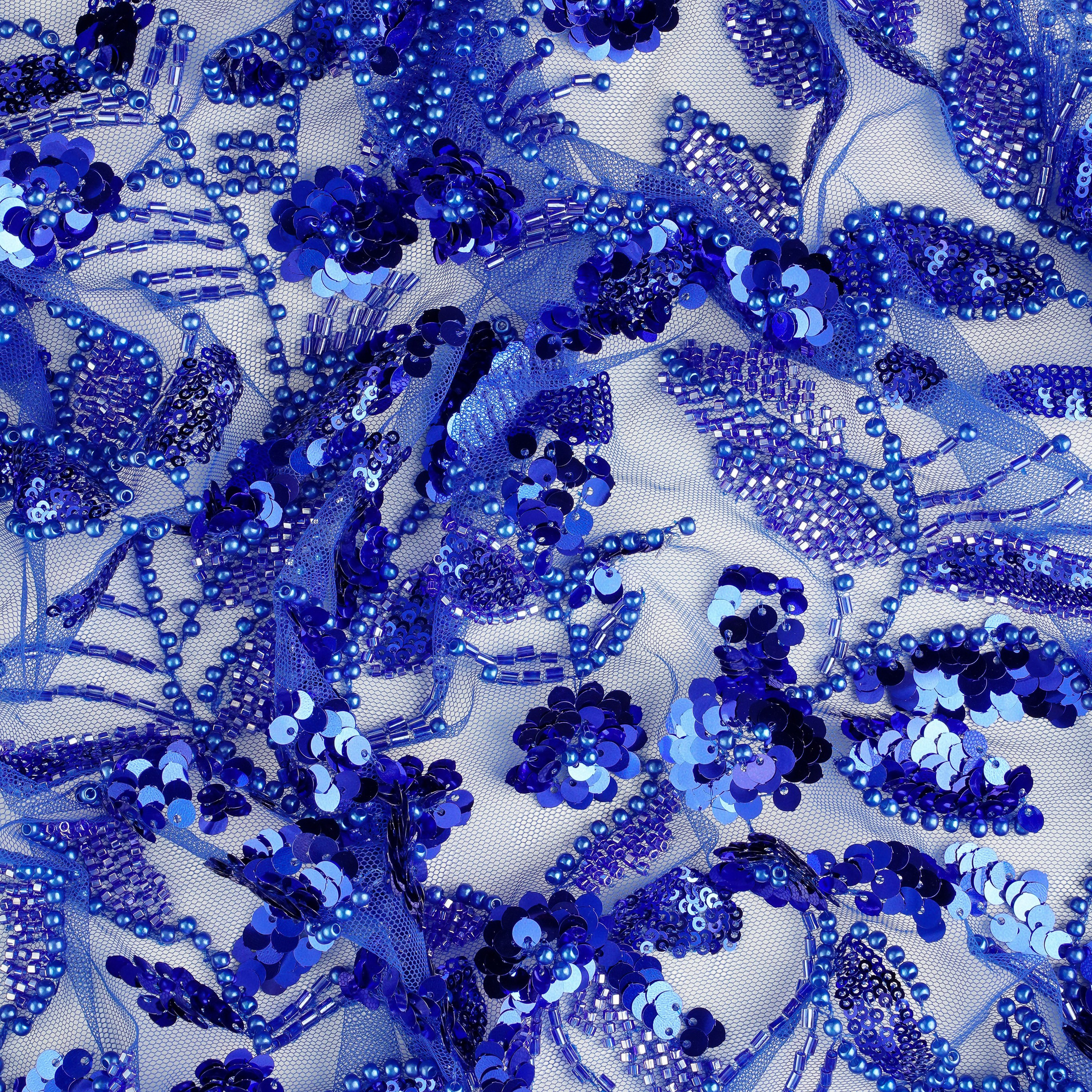 ZUHAIR MURAD - LEBANON - TS384 - ШИРИНА 1,50 - СИНИЙ - 2,,60 + 1