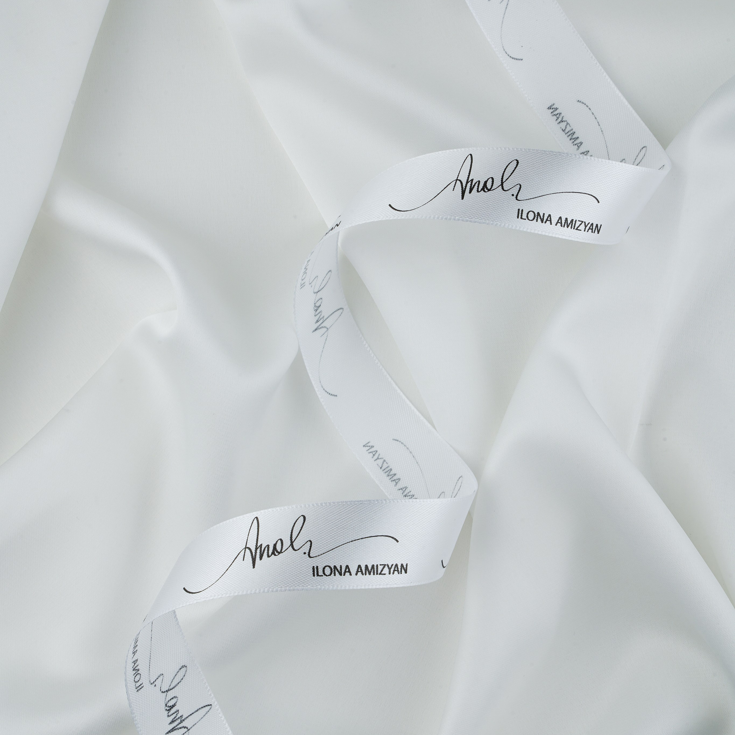 TMAT277 - ШЕЛК/АТЛАС - ШИРИНА 1,45  - БЕЛЫЙ - К 6 ; К 22