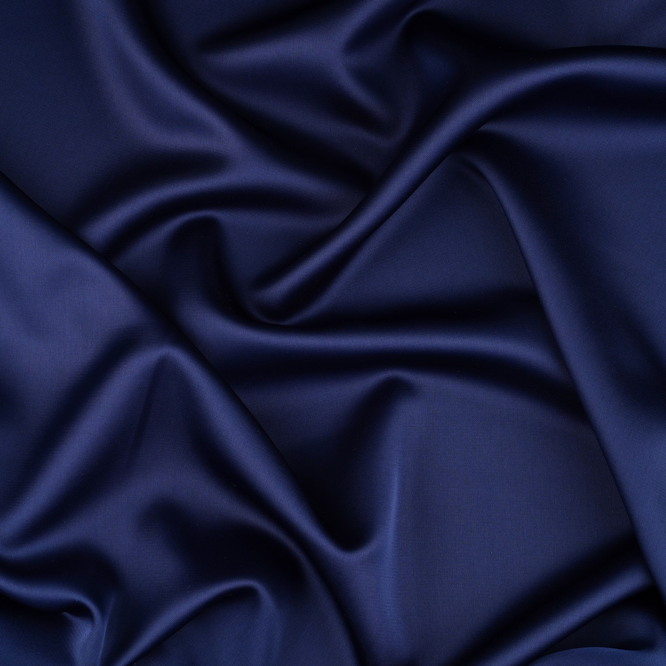 TMAT276 - ШЕЛК/АТЛАС - ШИРИНА 1,45 - ТЕМНО СИНИЙ - К 6 ; К 20