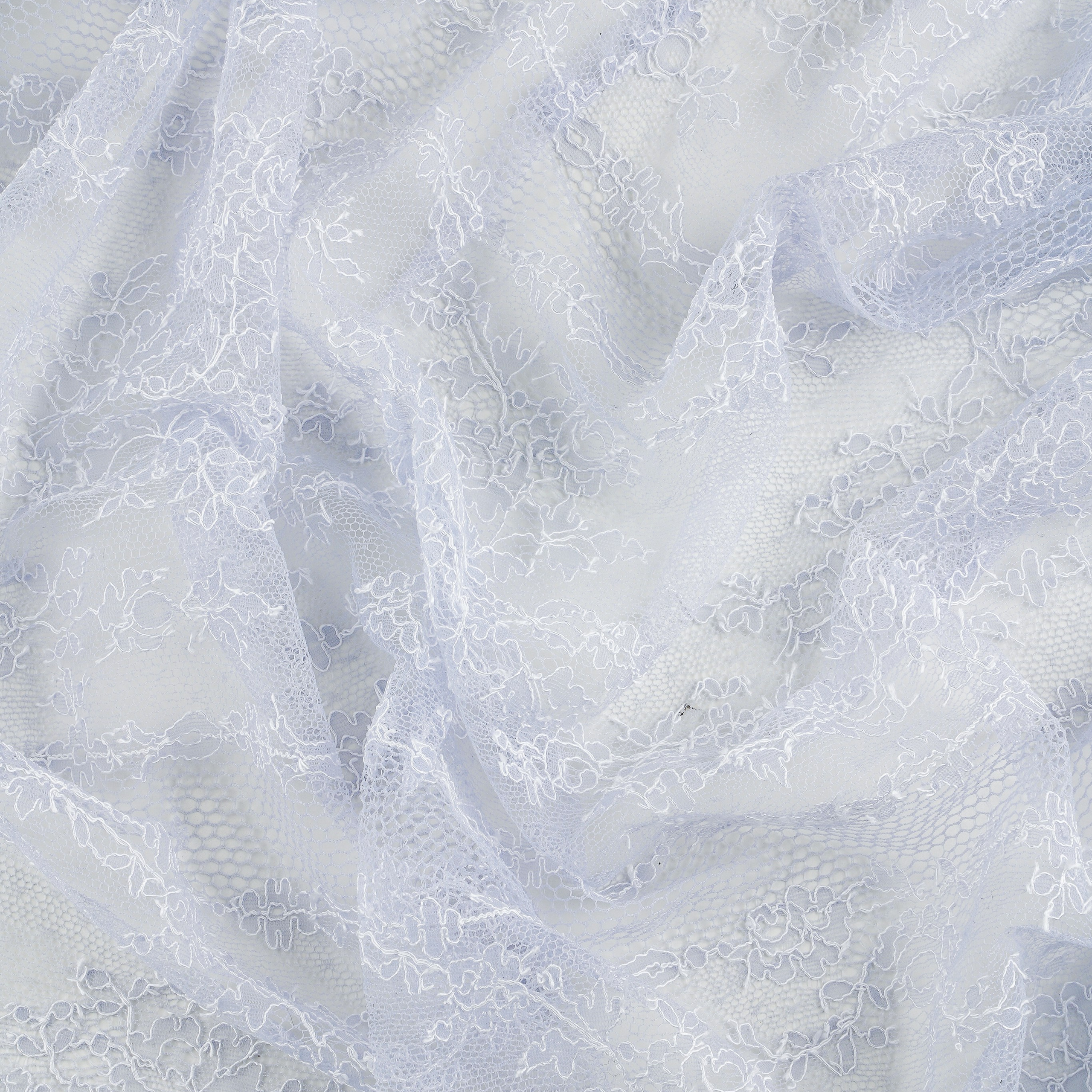 SOPHIE HALLETTE - FRANCE  - КРУЖЕВО ШАНТИЛЬИ - ШИРИНА 1,15 - ГОЛУБОЙ - SOLD OUT