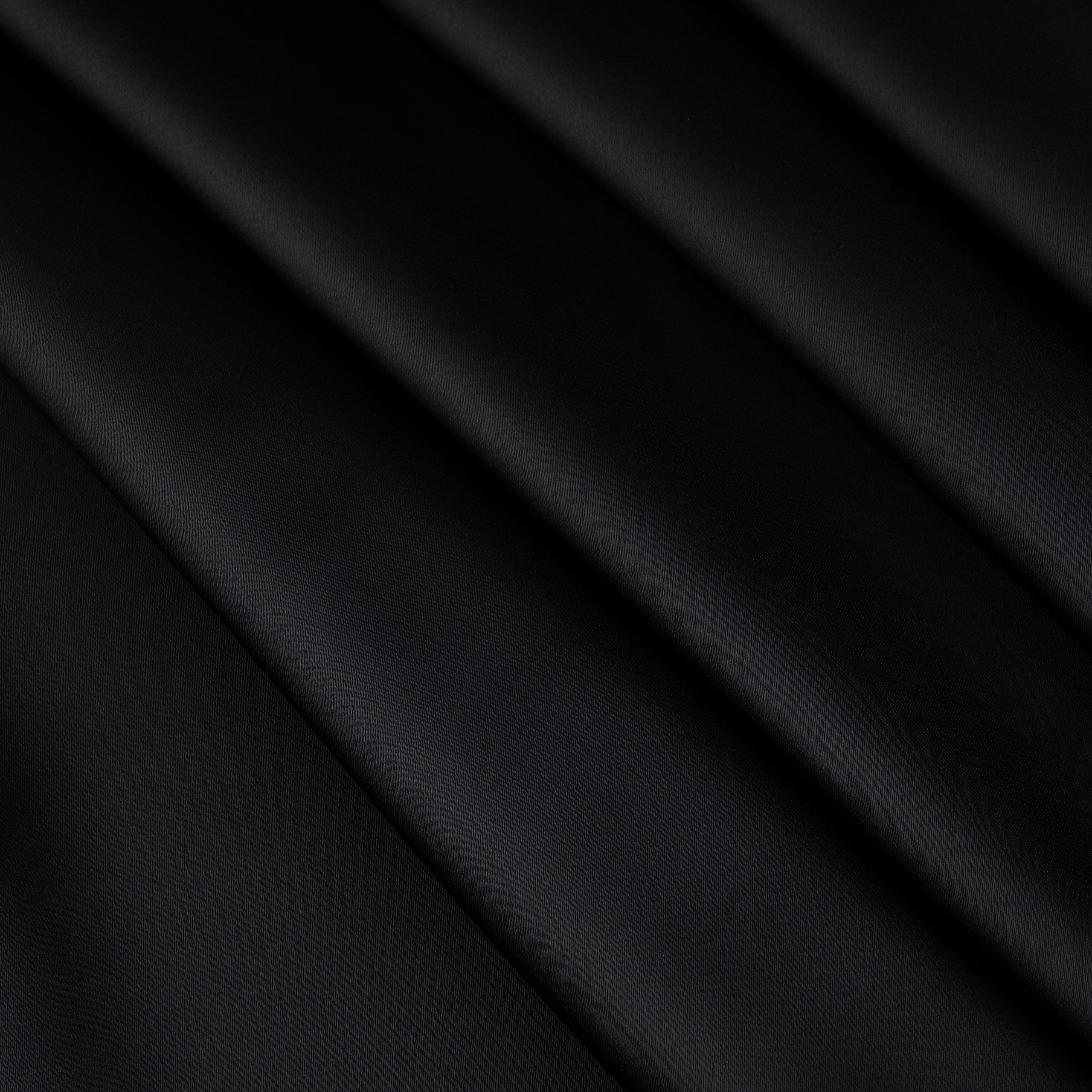 TMAT274 - ШЕЛК/АТЛАС - ШИРИНА 1,50  - ЧЕРНЫЙ - К 2,95 ; К 29