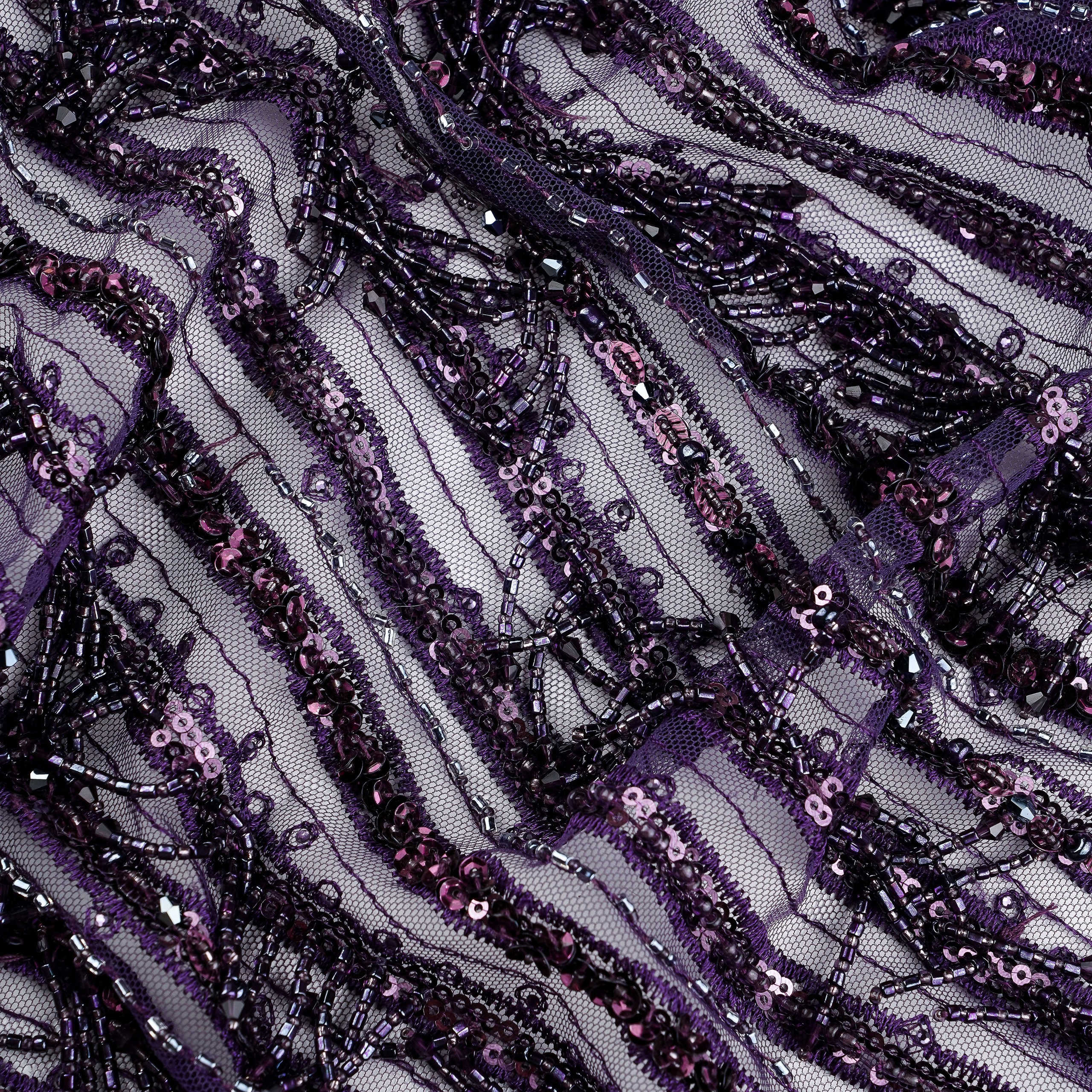 ZIAD NAKAD - LEBANON - ТК219 - ШИРИНА 1,25 - ФИОЛЕТОВЫЙ -  1,45 - 27000