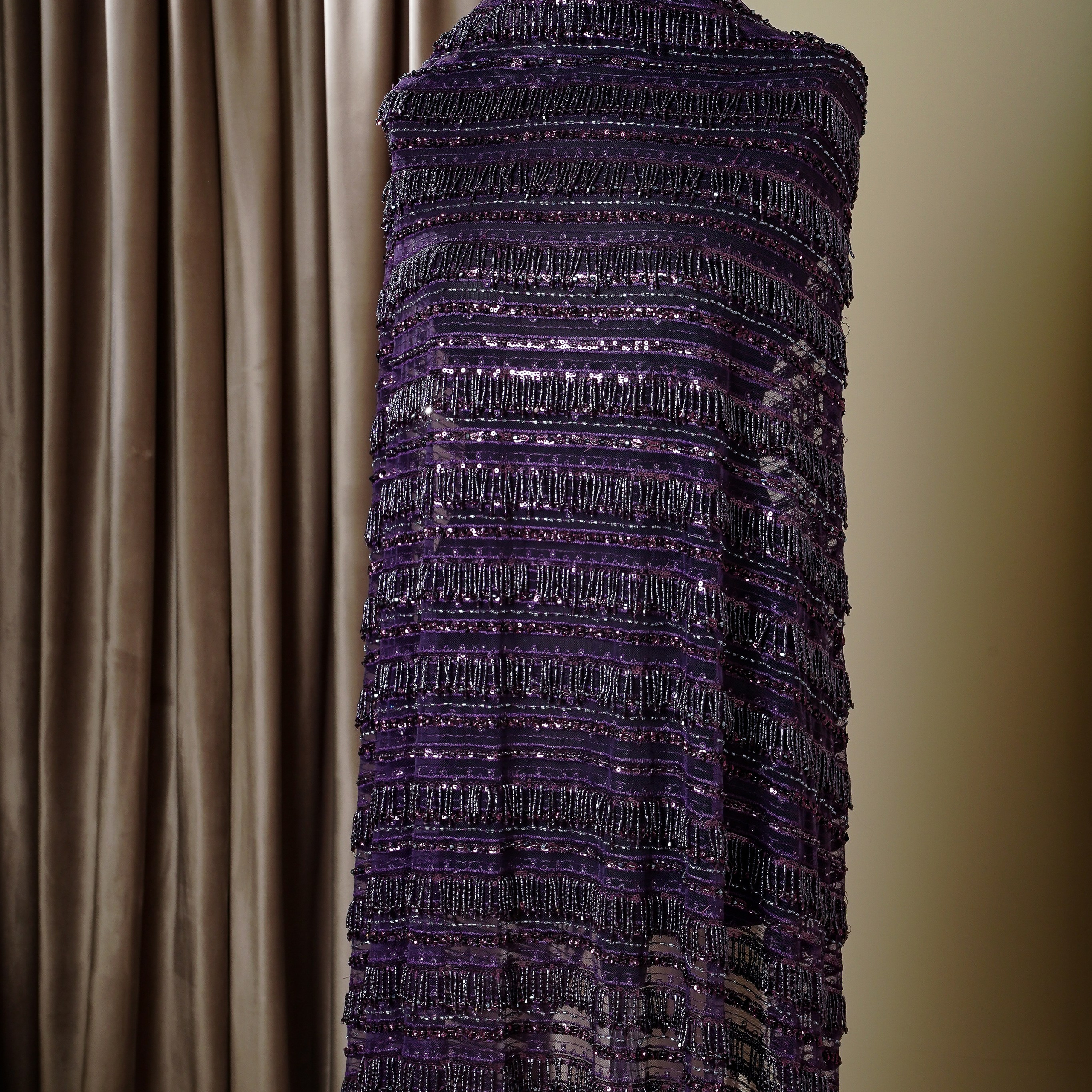 ZIAD NAKAD - LEBANON - ТК219 - ШИРИНА 1,25 - ФИОЛЕТОВЫЙ - 1,45