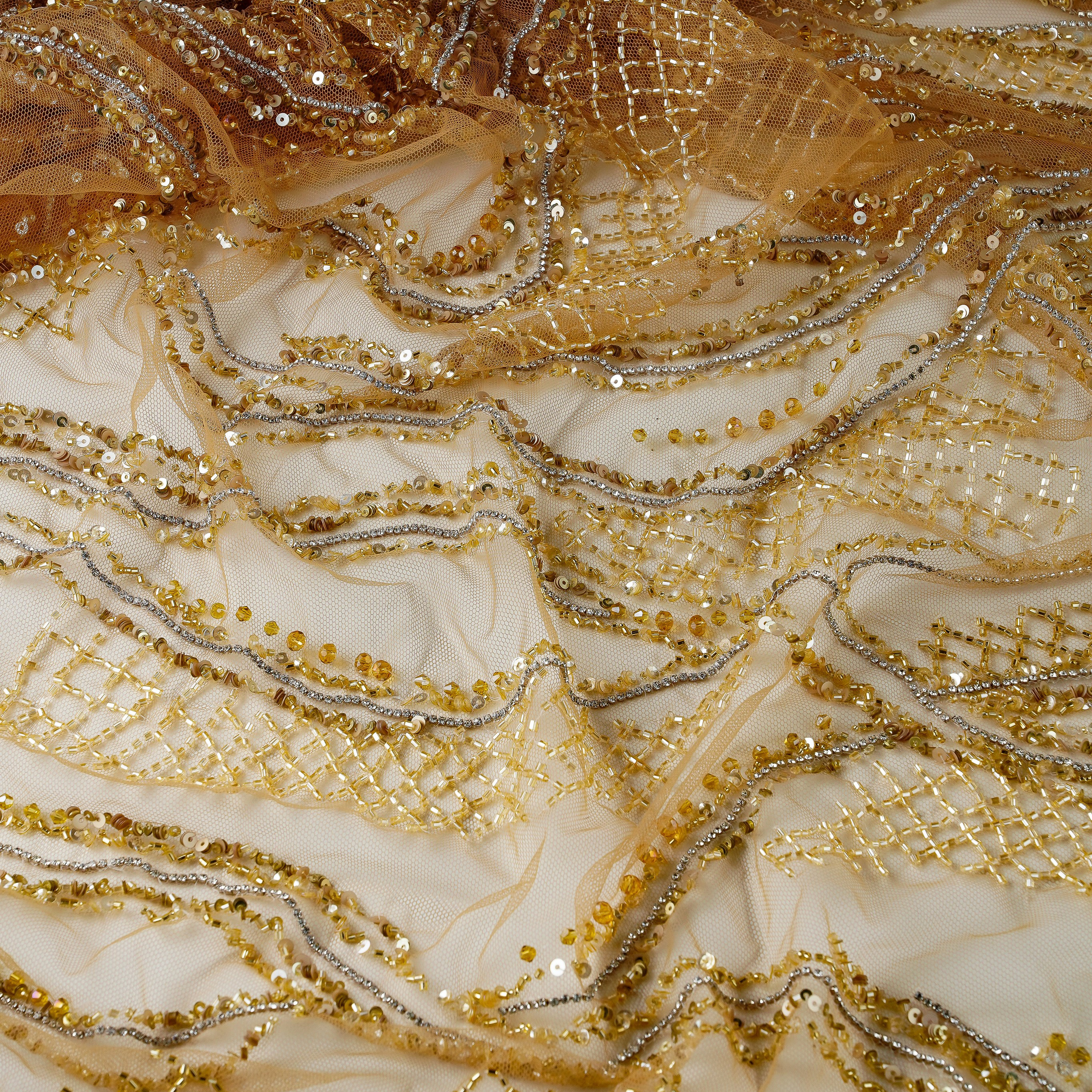 JENNY PACKHAM  - ENGLAND — ТК224 — ШИРИНА 1,60 — ЗОЛОТОЙ — 3 - 34000