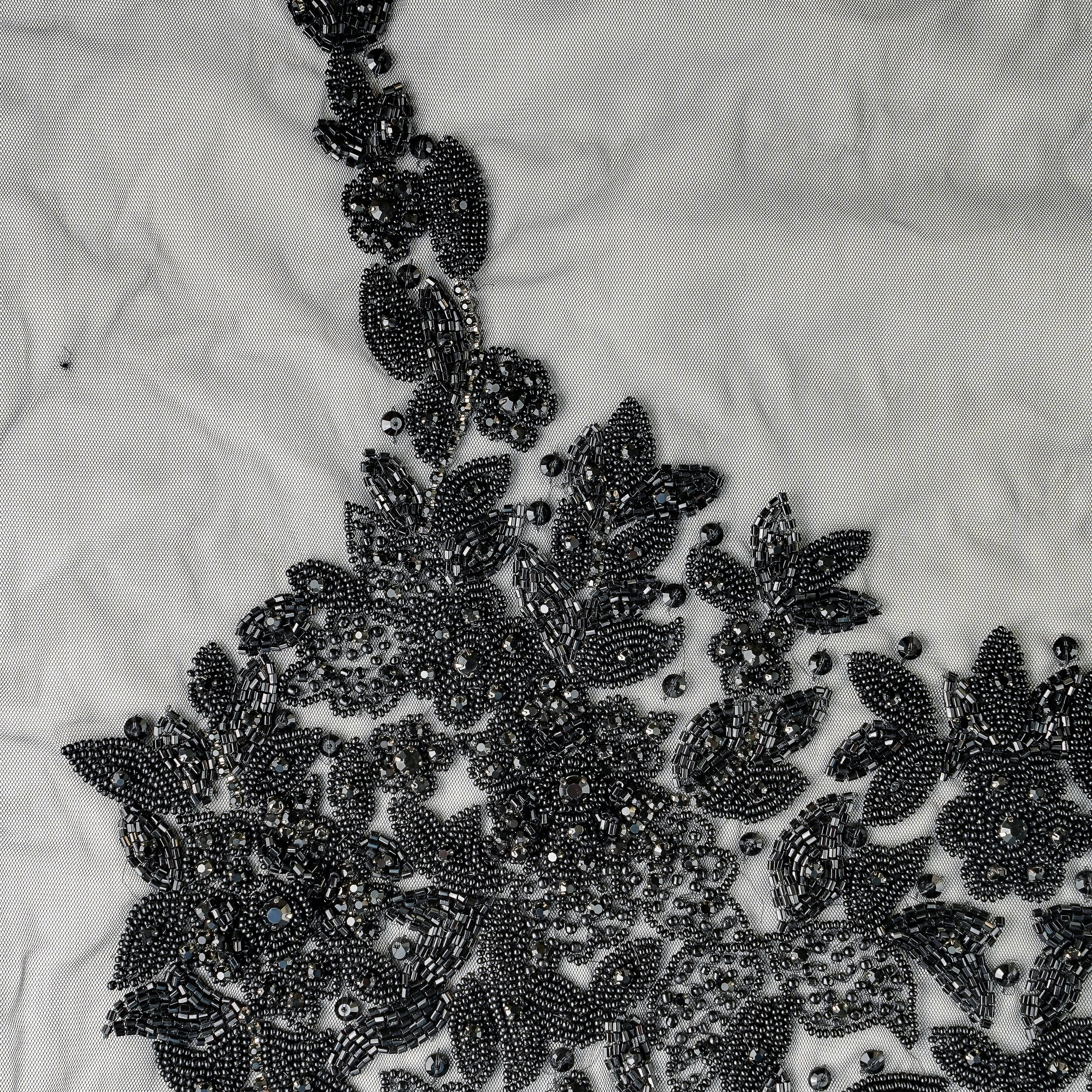 AZZARO - FRANCE -  ТМ208 - ТОП/КУПОН - ЧЕРНЫЙ - S/M