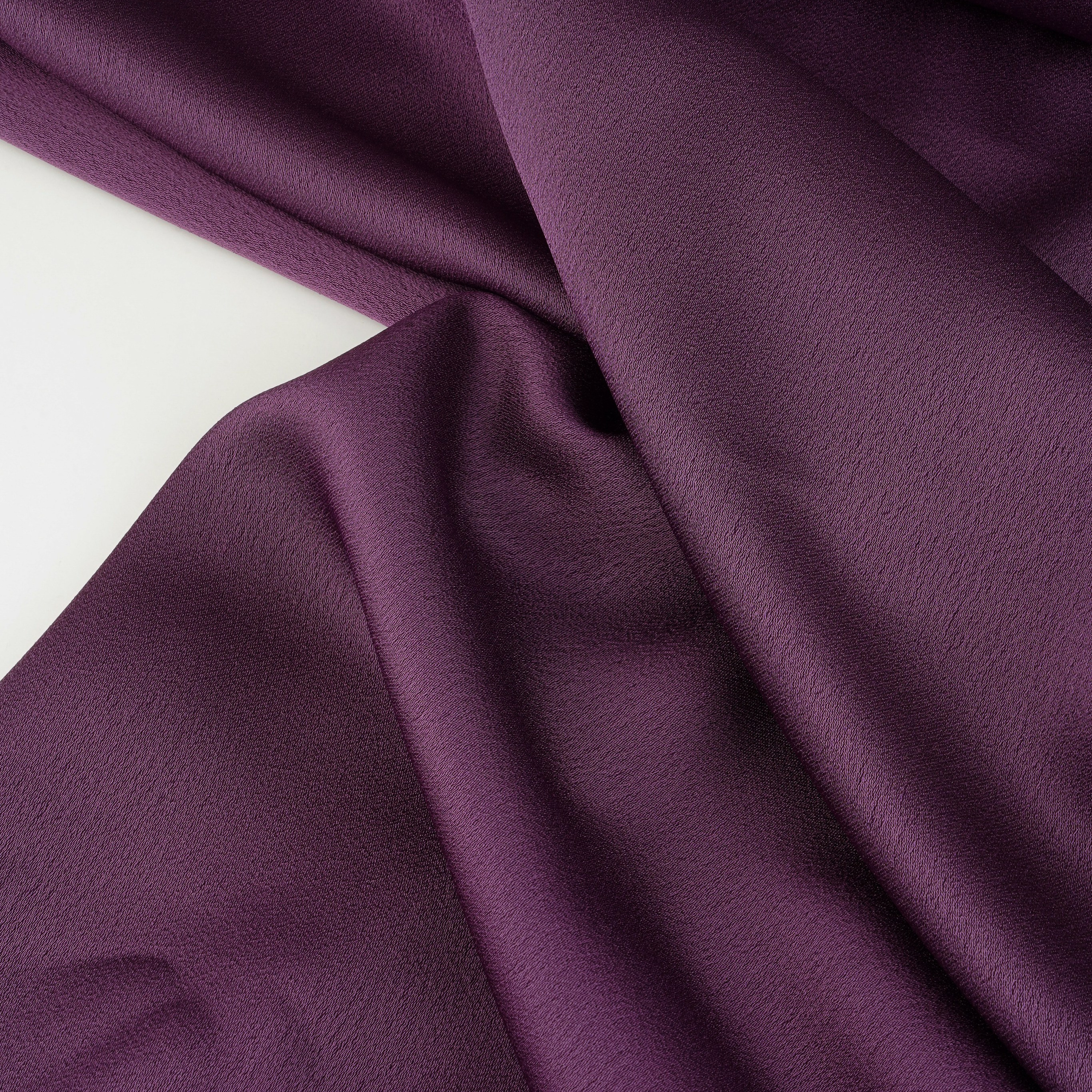 TK234 - КРЕП MEDIUM ПЛОТНОСТЬ - ШИРИНА 1,5 - БАКЛАЖАН  - 5,85