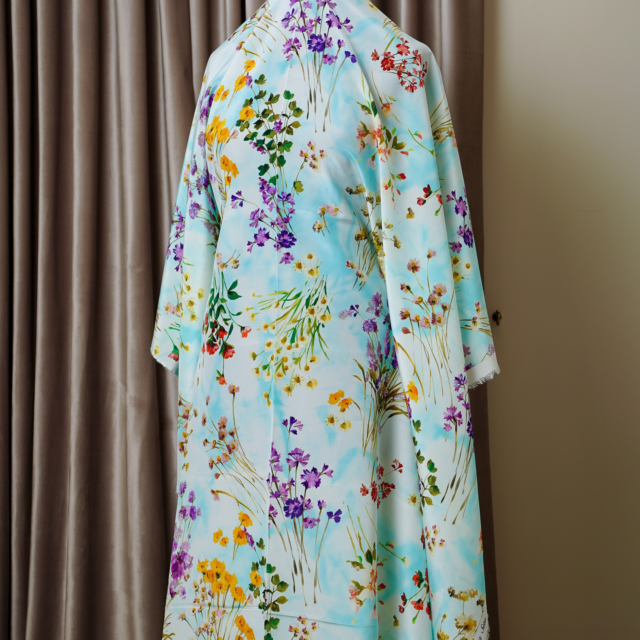 LIBERTY - КРЕПДЕШИН - МТИ395 - ШИРИНА 1,30 - БИРЮЗА - К 1,65 ; К 0,45 - 7500