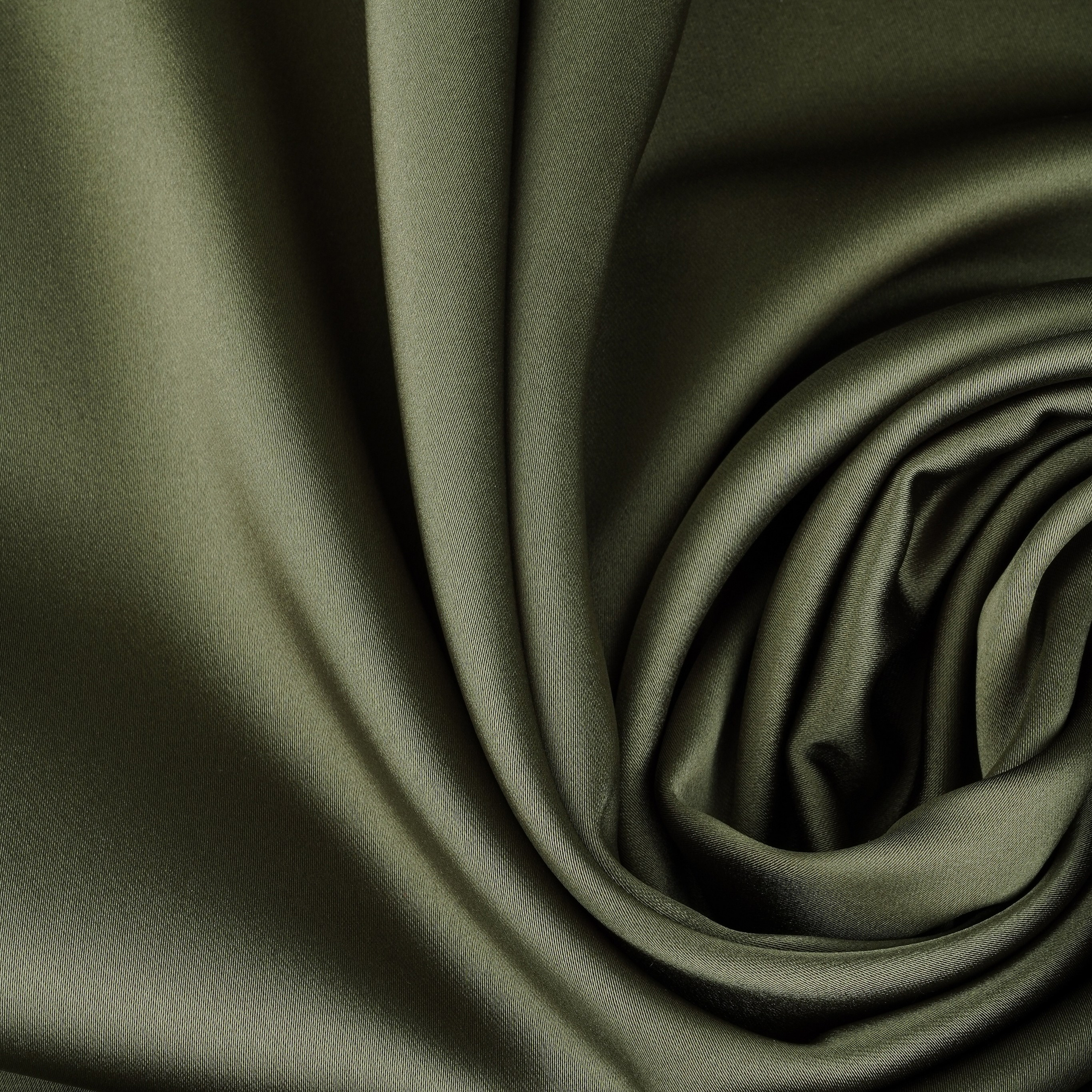 ПЕ191 - АТЛАС/СТРЕЙЧ - ШИРИНА 1,45  - ОЛИВКОВЫЙ - SOLD OUT