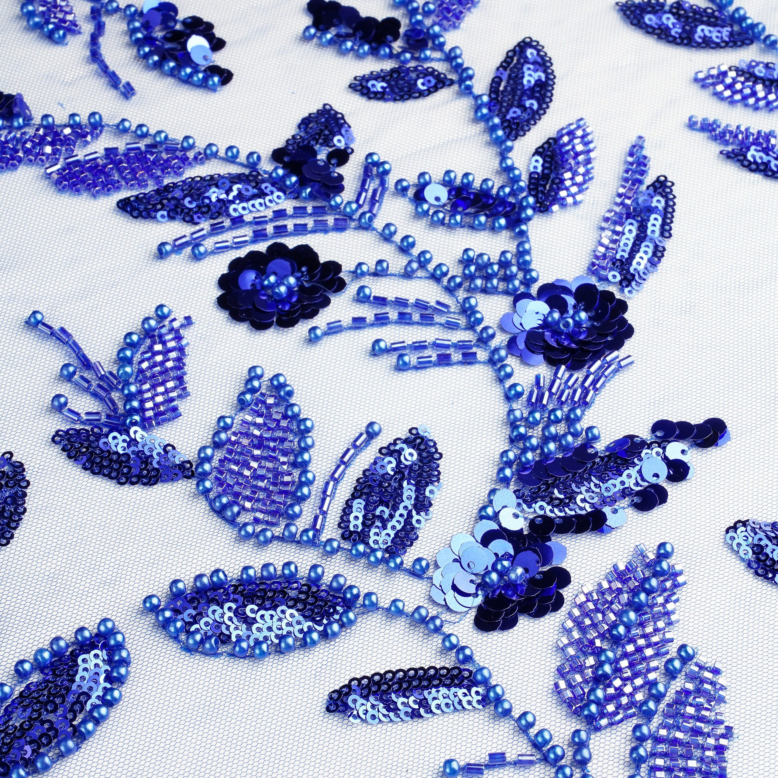 ZUHAIR MURAD - LEBANON - TS384 - ШИРИНА 1,50 - СИНИЙ - 2,,60 + 1