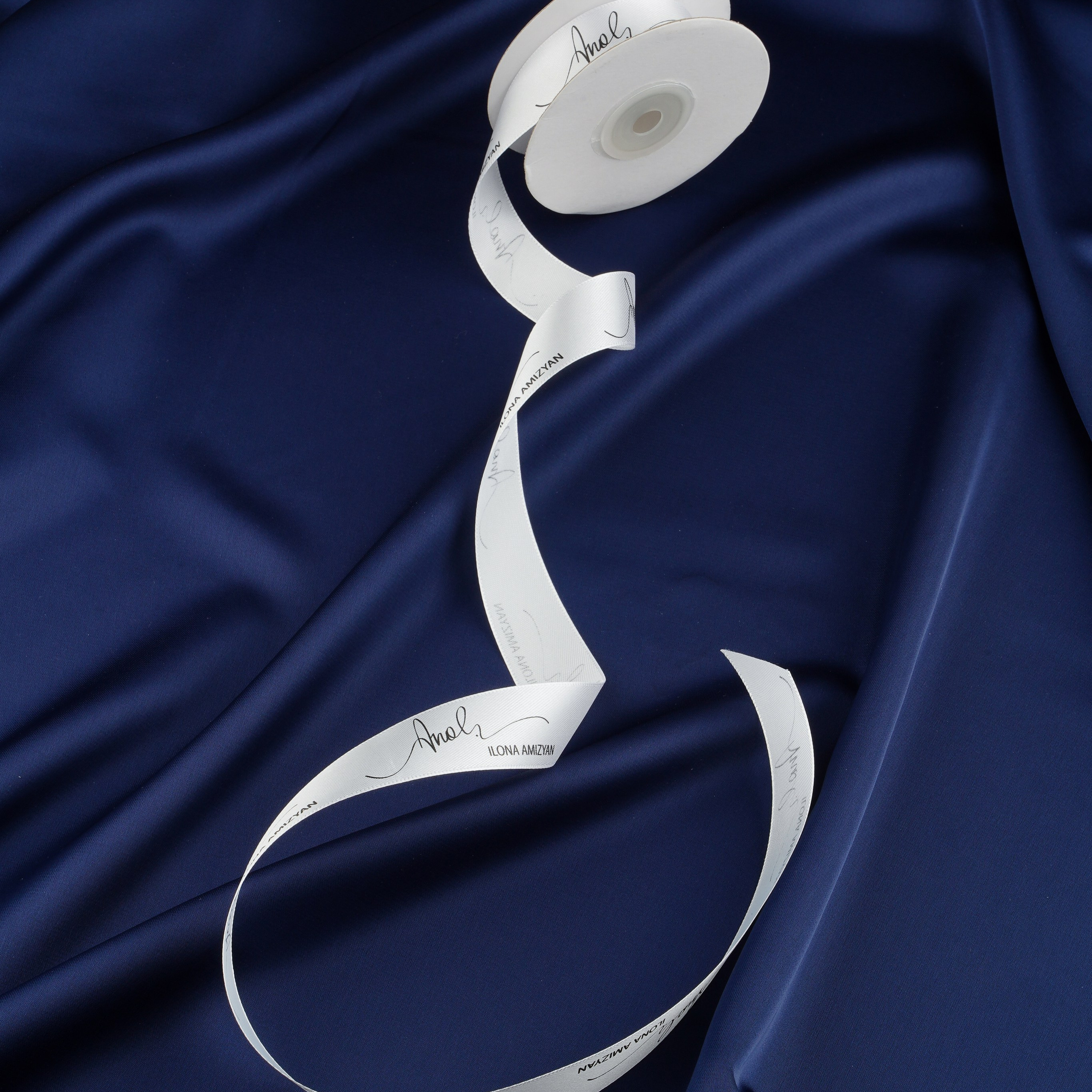 TMAT276 - ШЕЛК/АТЛАС - ШИРИНА 1,45 - ТЕМНО СИНИЙ - К 6 ; К 20