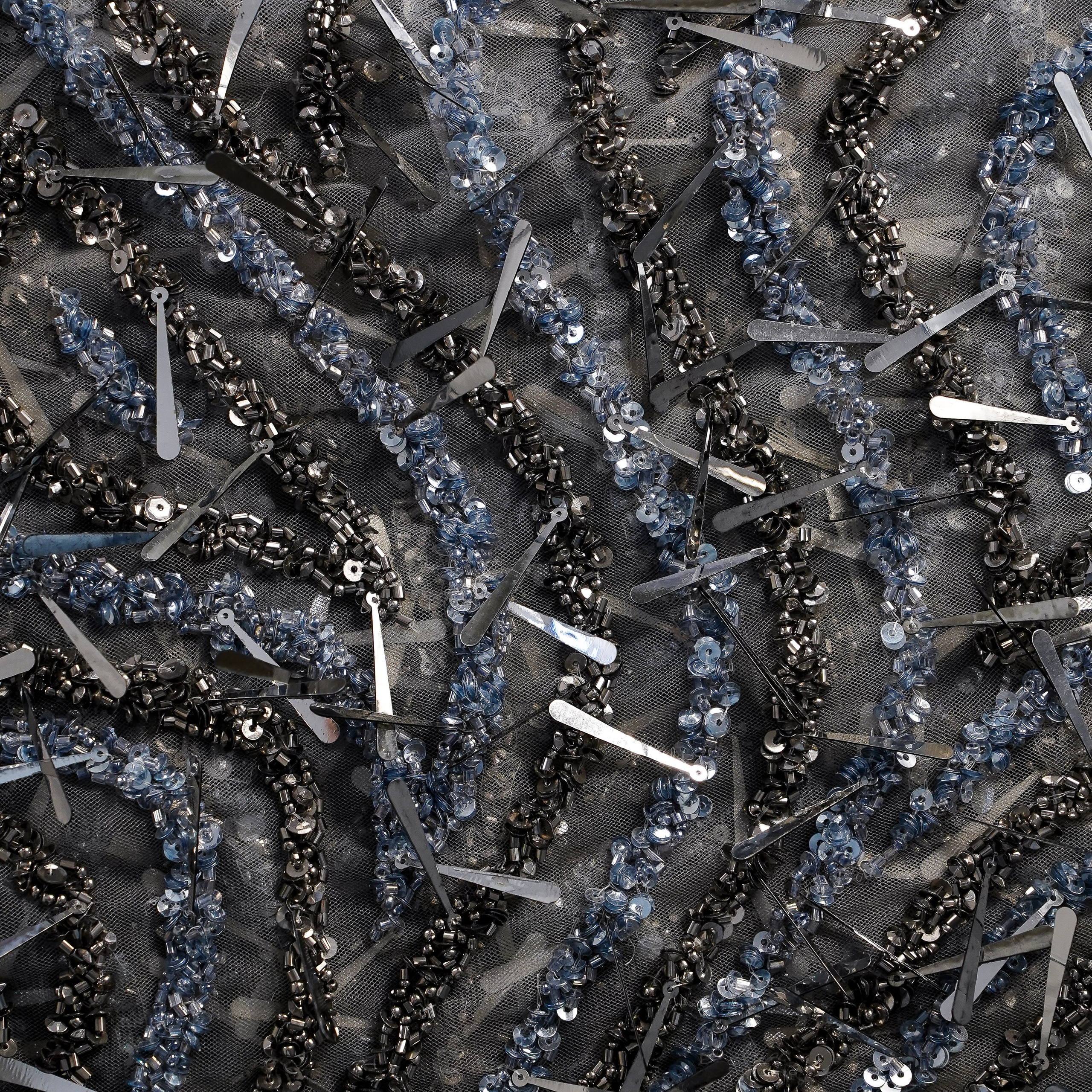 ZUHAIR MURAD - LEBANON -  ТК225 - ШИРИНА 1,5 - СЕРО/ГОЛУБОЙ - 2,5