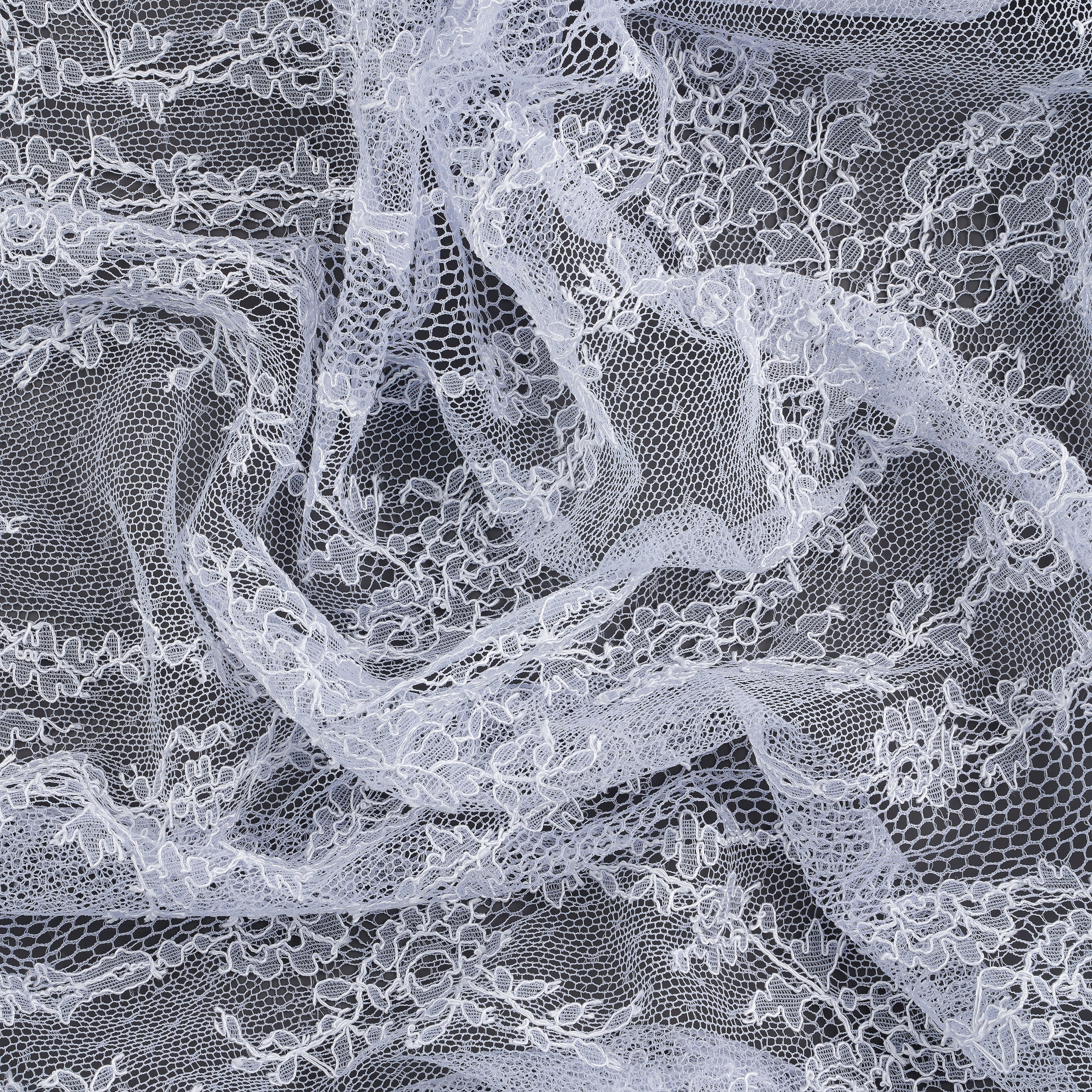 SOPHIE HALLETTE - FRANCE -  МТА403 - КРУЖЕВО ШАНТИЛЬИ - ШИРИНА 1,15 - ГОЛУБОЙ - SOLD OUT 