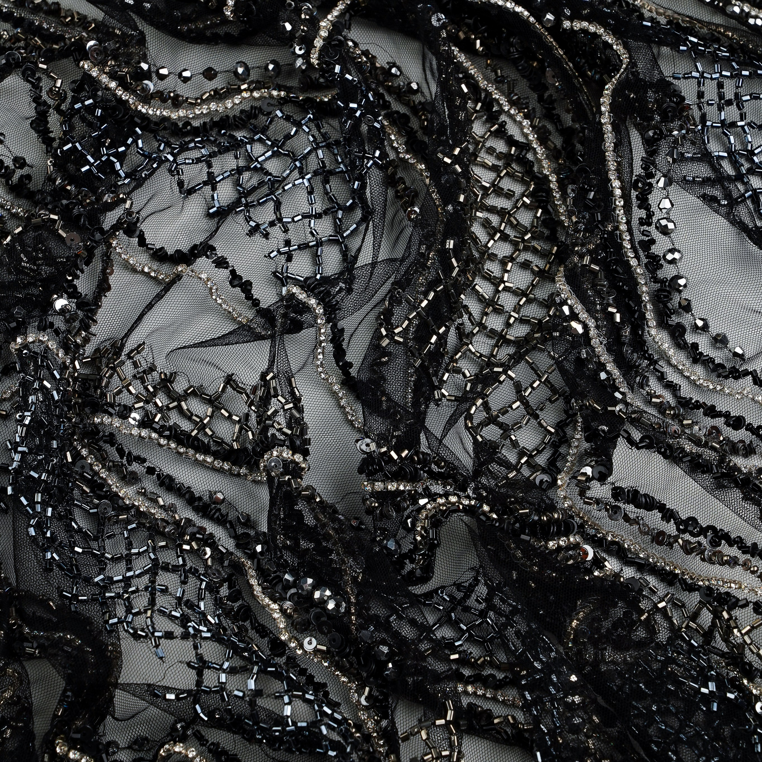 JENNY PACKHAM - ENGLAND -  ТК216 - ENGLAND -  ШИРИНА 1,40 - ЧЕРНОЕ -  2,15 М 