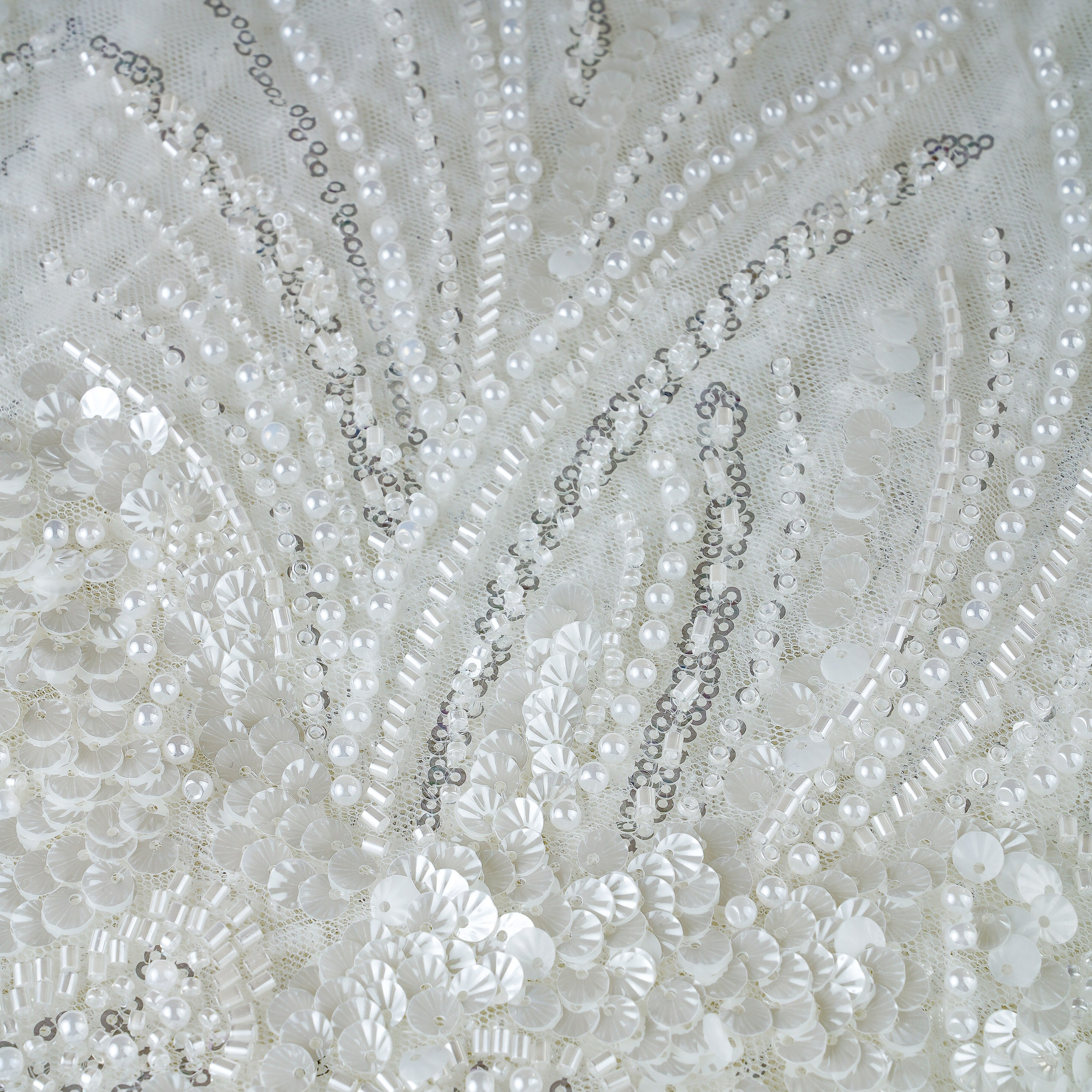  ELIE SAAB - LEBANON -  ТК223 - ШИРИНА 1,35 - БЕЛЫЙ - 4