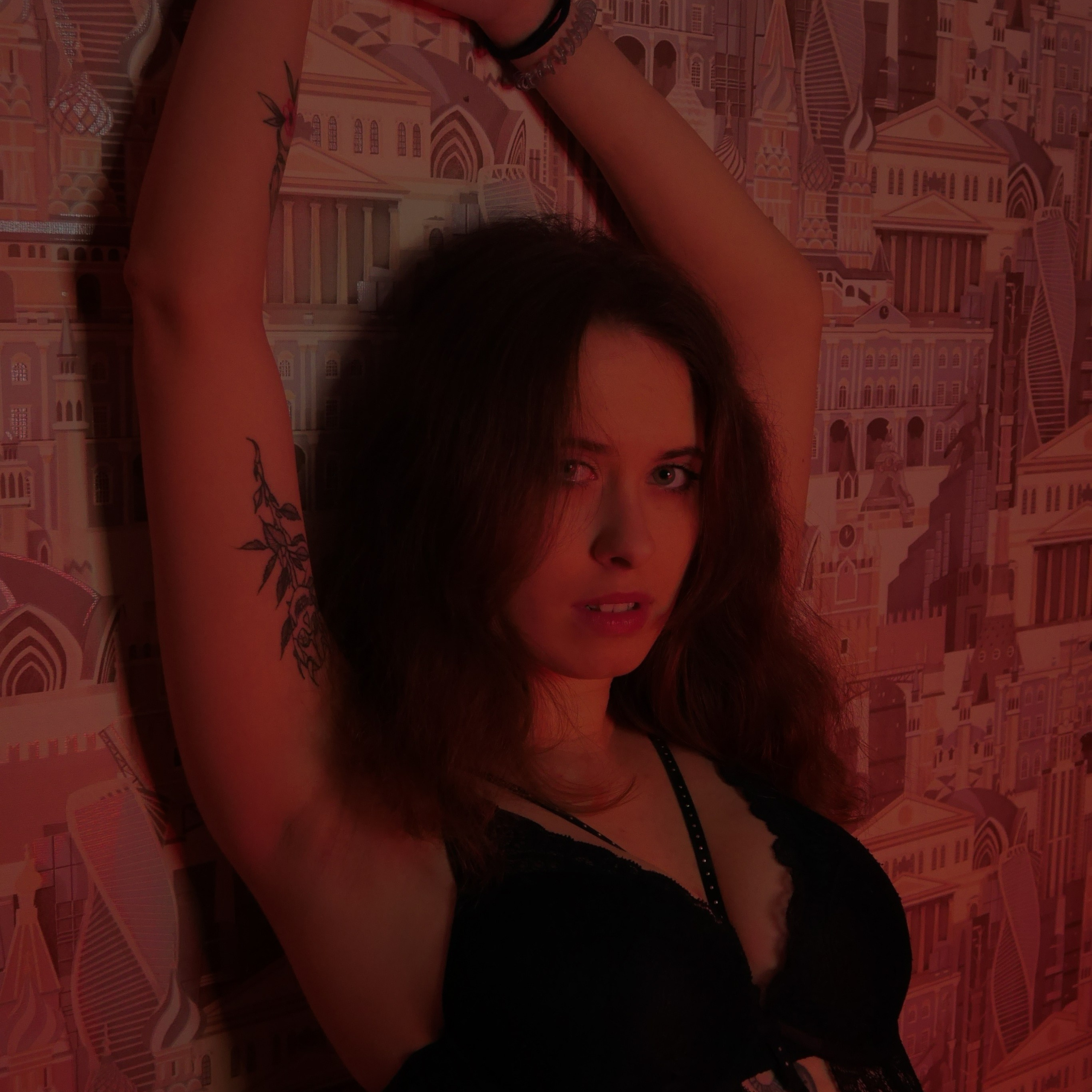 Портретная фотосессия в студии. Рената Ри контент-мейкер Москва