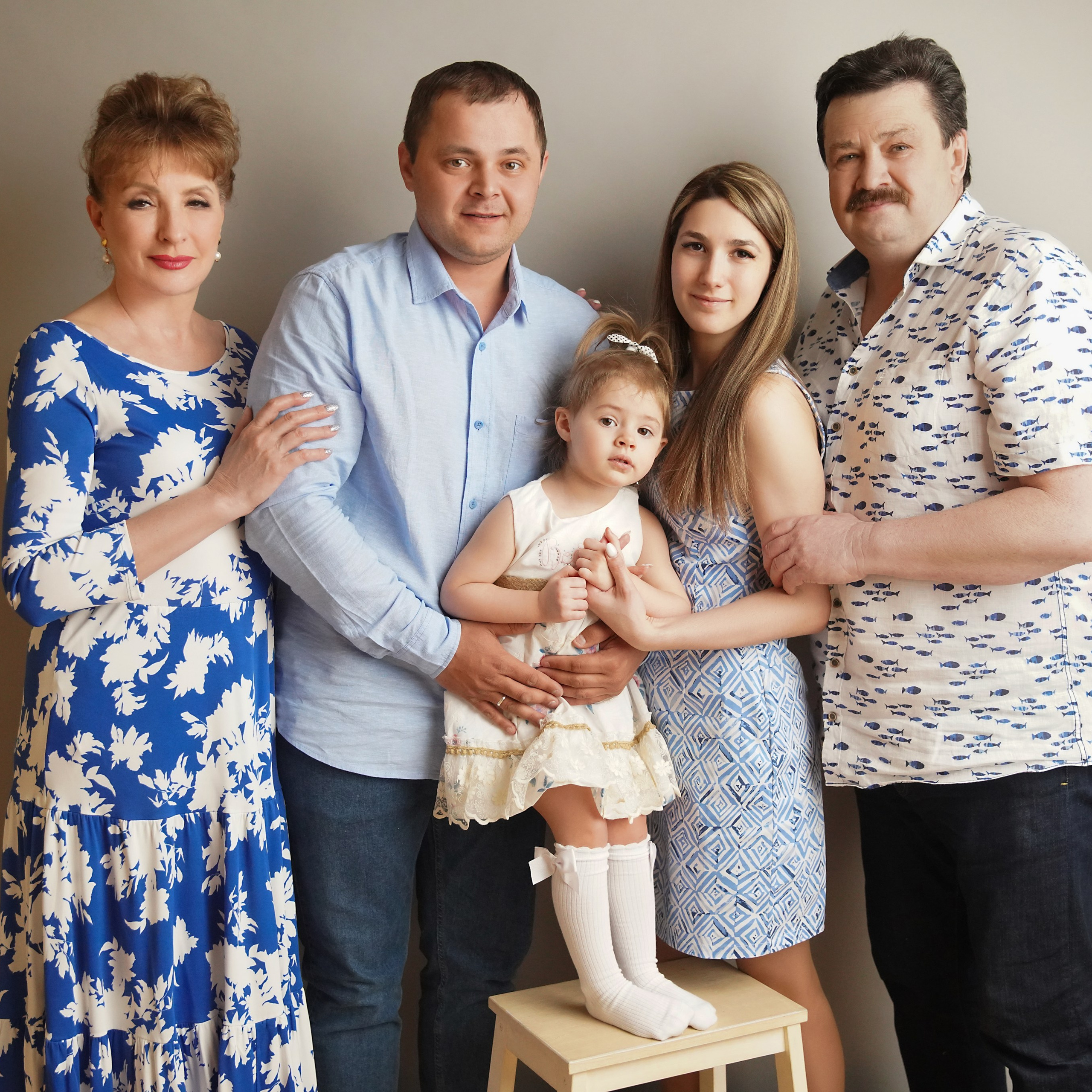 Тематическая семейная фотосессия