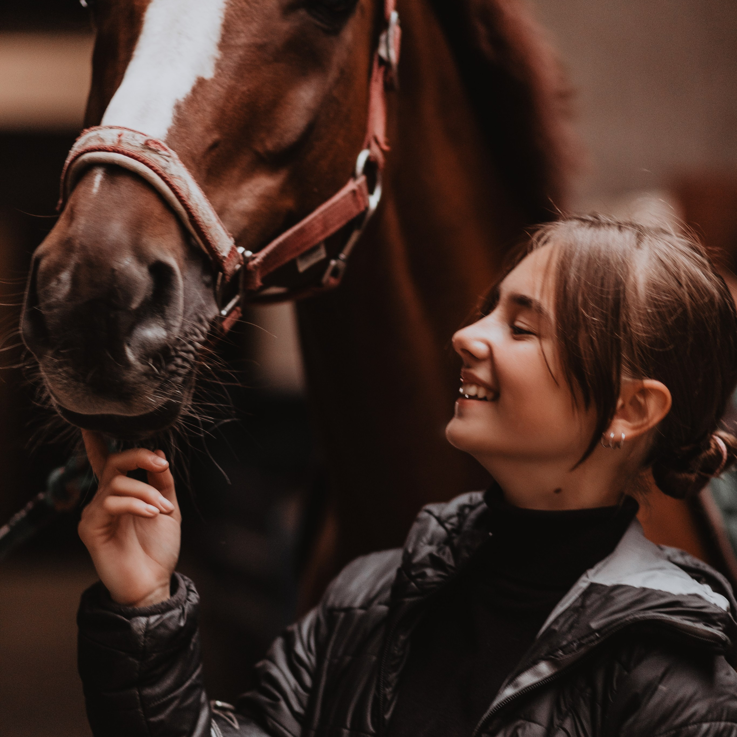 С животными