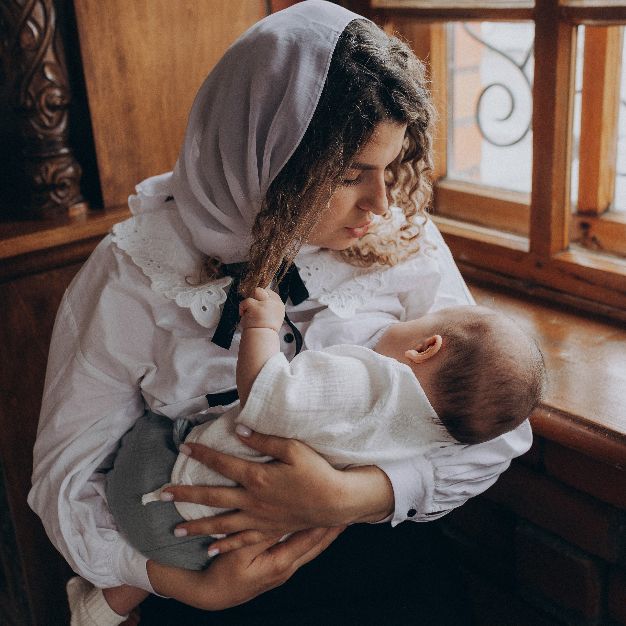 Крещение Проши. Фотограф Катя Курк семейная lifestyle фотография