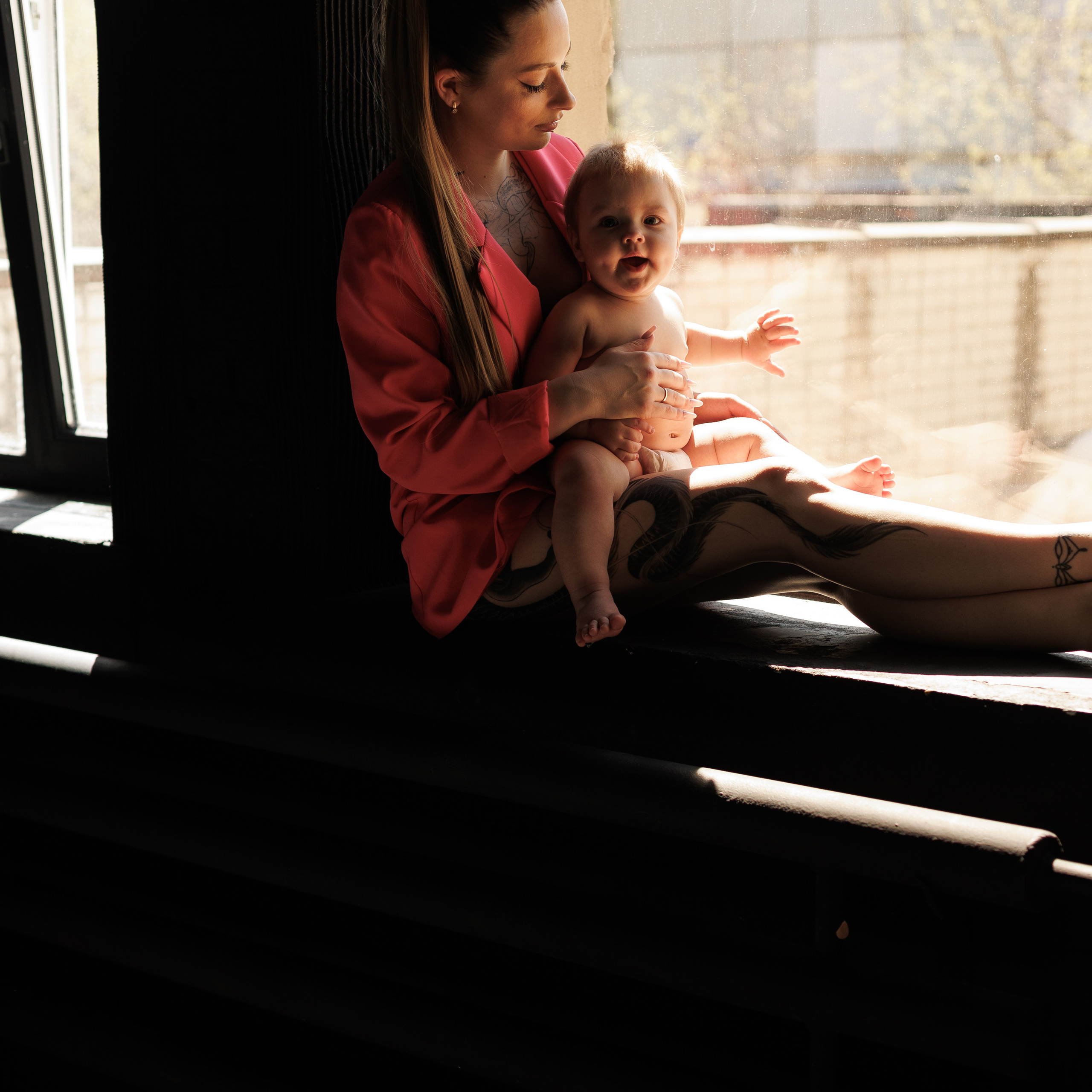 Мамы бывают разные. Фотограф Катя Курк семейная lifestyle фотография