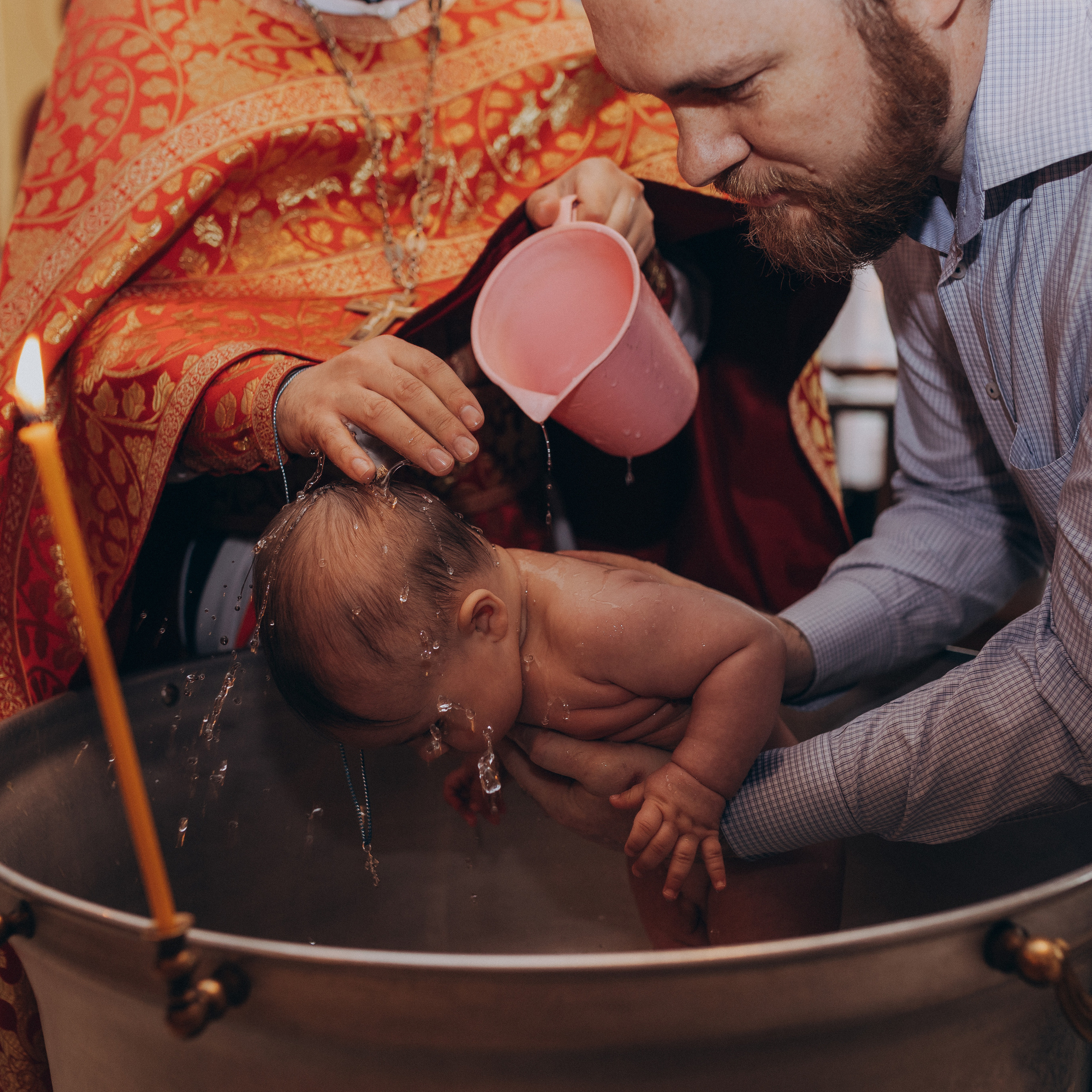 Крещение Проши. Фотограф Катя Курк семейная lifestyle фотография