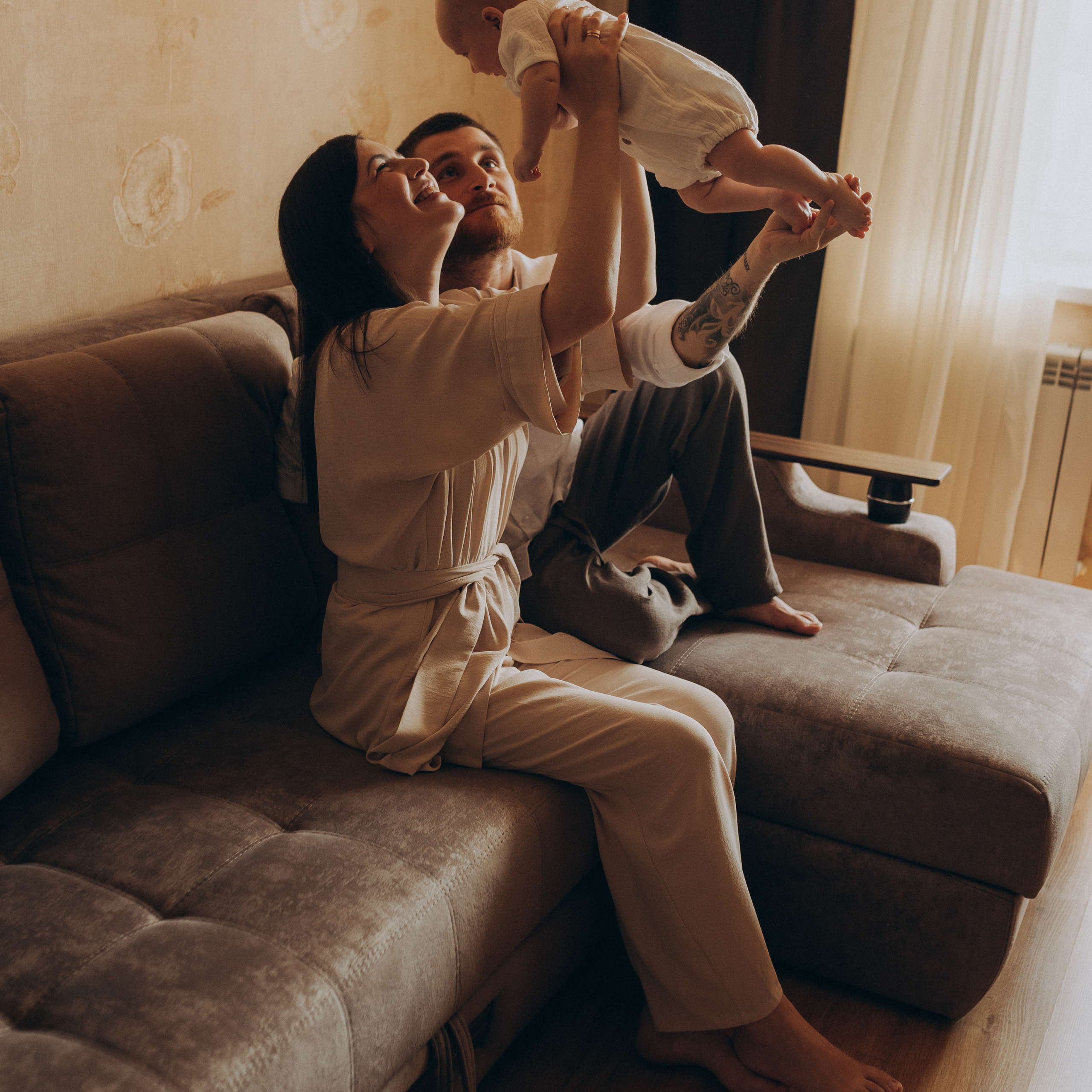 Настя, Саша и Ванюша. Фотограф Катя Курк семейная lifestyle фотография