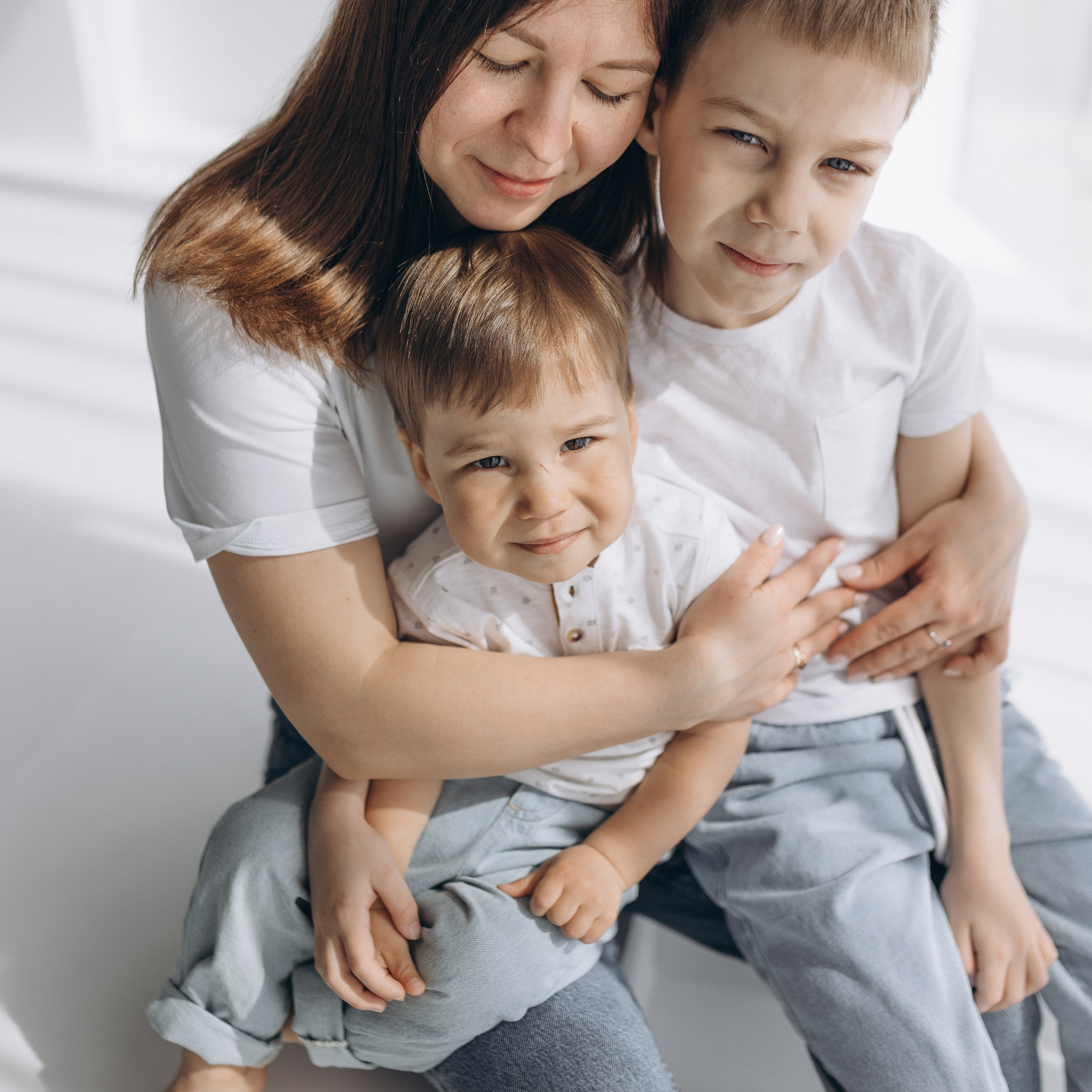 Маша и ее медвежата. Фотограф Катя Курк семейная lifestyle фотография