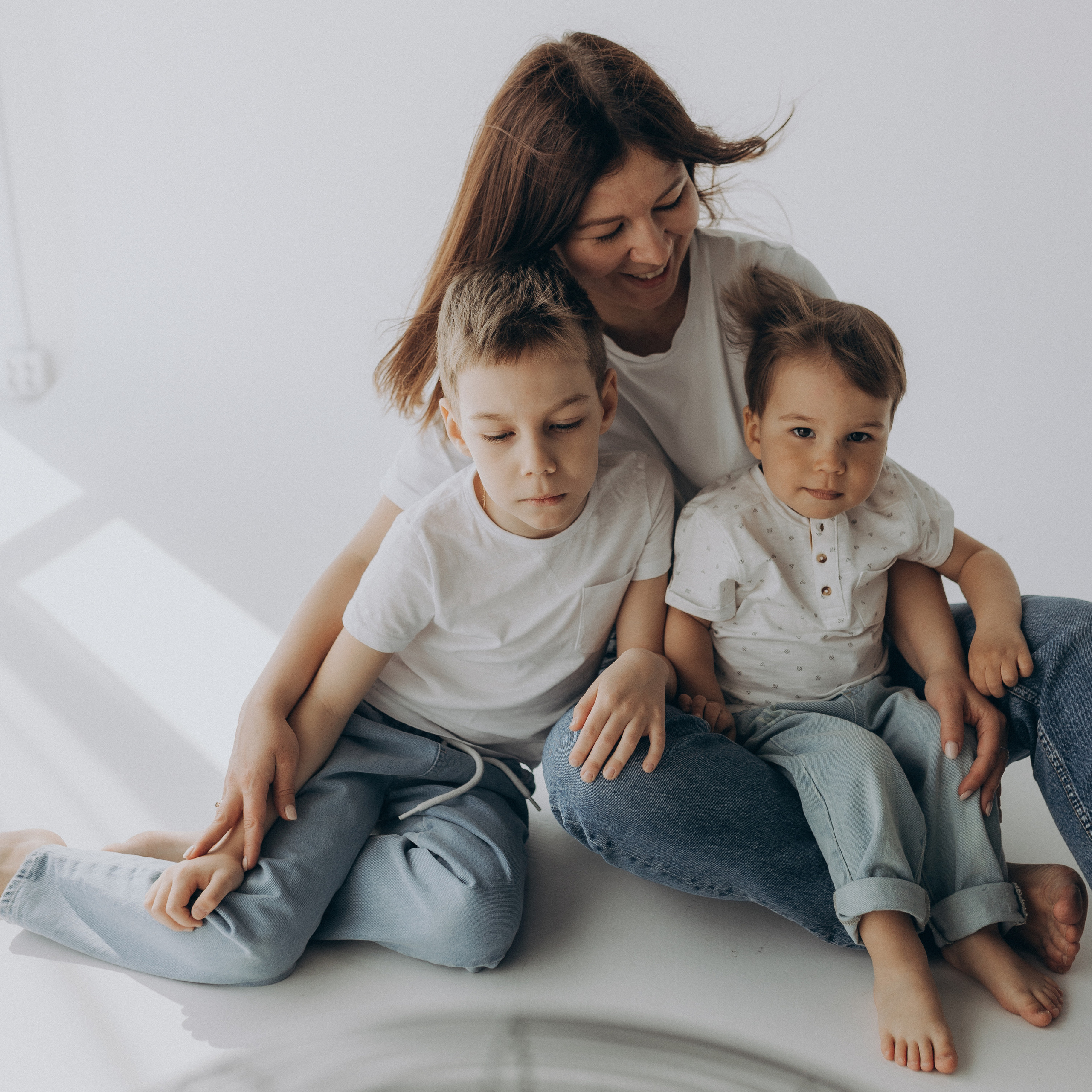 Маша и ее медвежата. Фотограф Катя Курк семейная lifestyle фотография