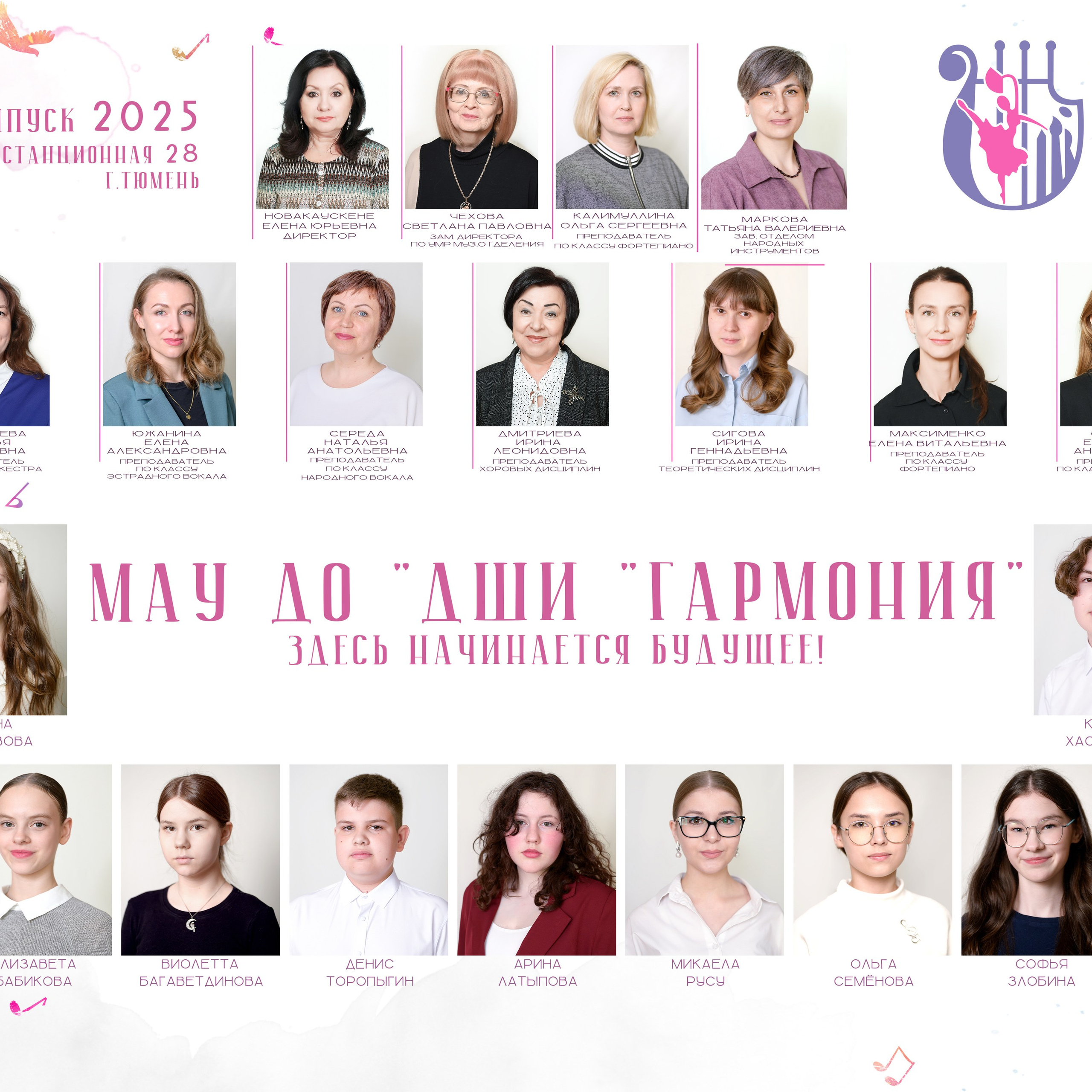 Выпукные альбомы МАУ ДО «ДШИ «ГАРМОНИЯ» 2025
