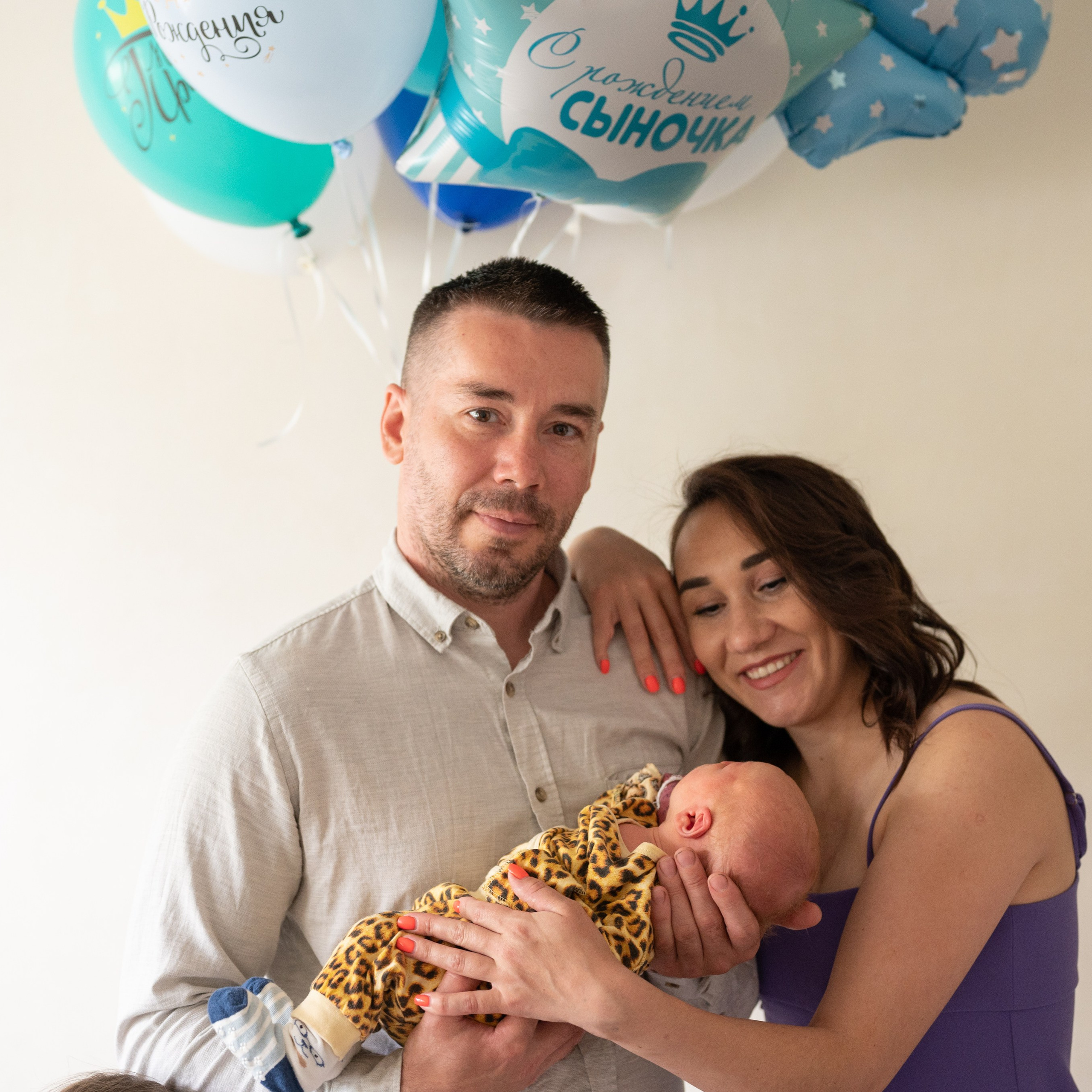 Встреча малыша дома