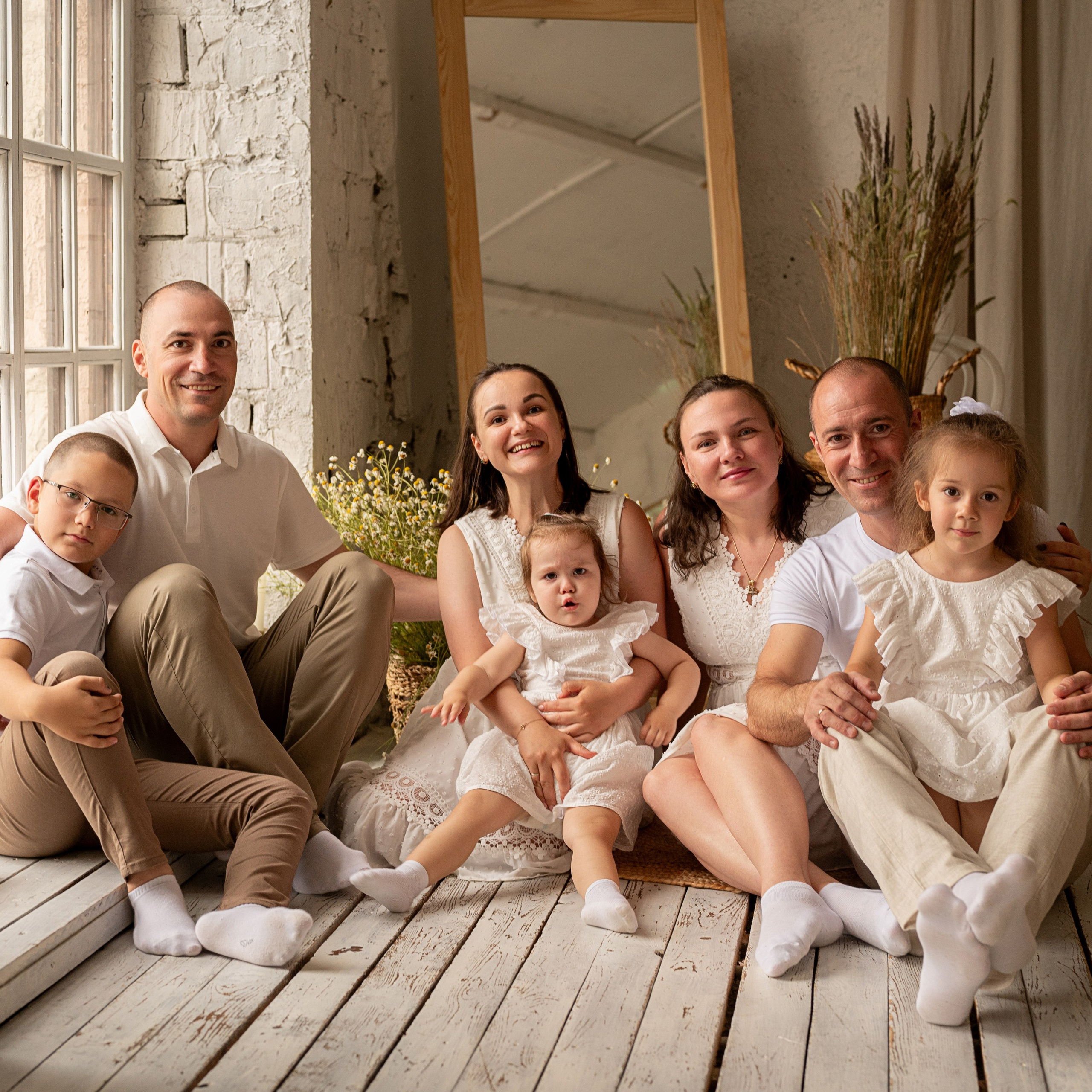 Семейная съемка в фотостудии «Воздух»