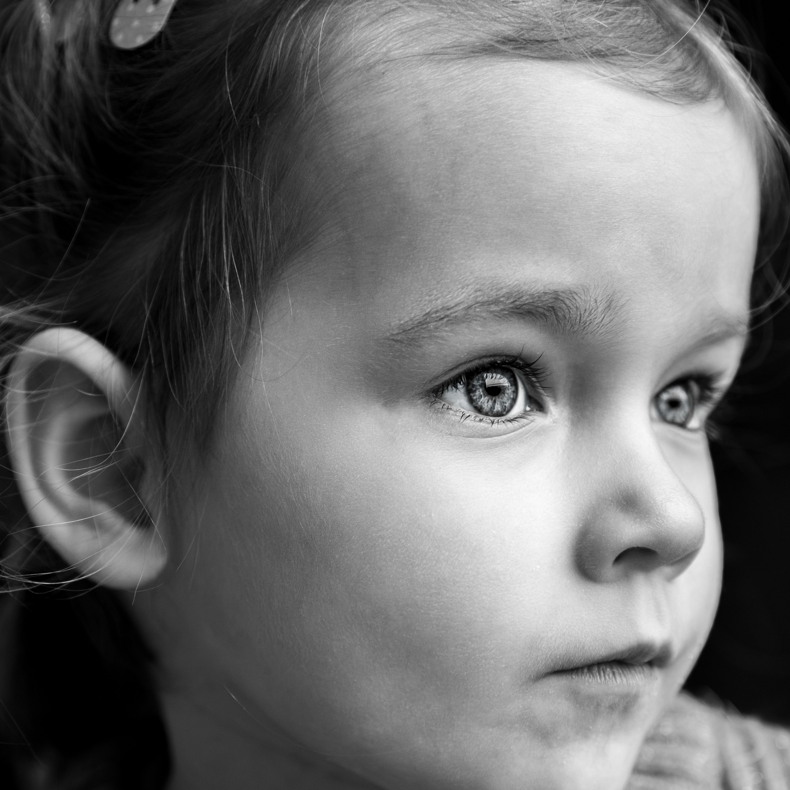 Portrait enfant en&nbsp;Noir et&nbsp;Blanc