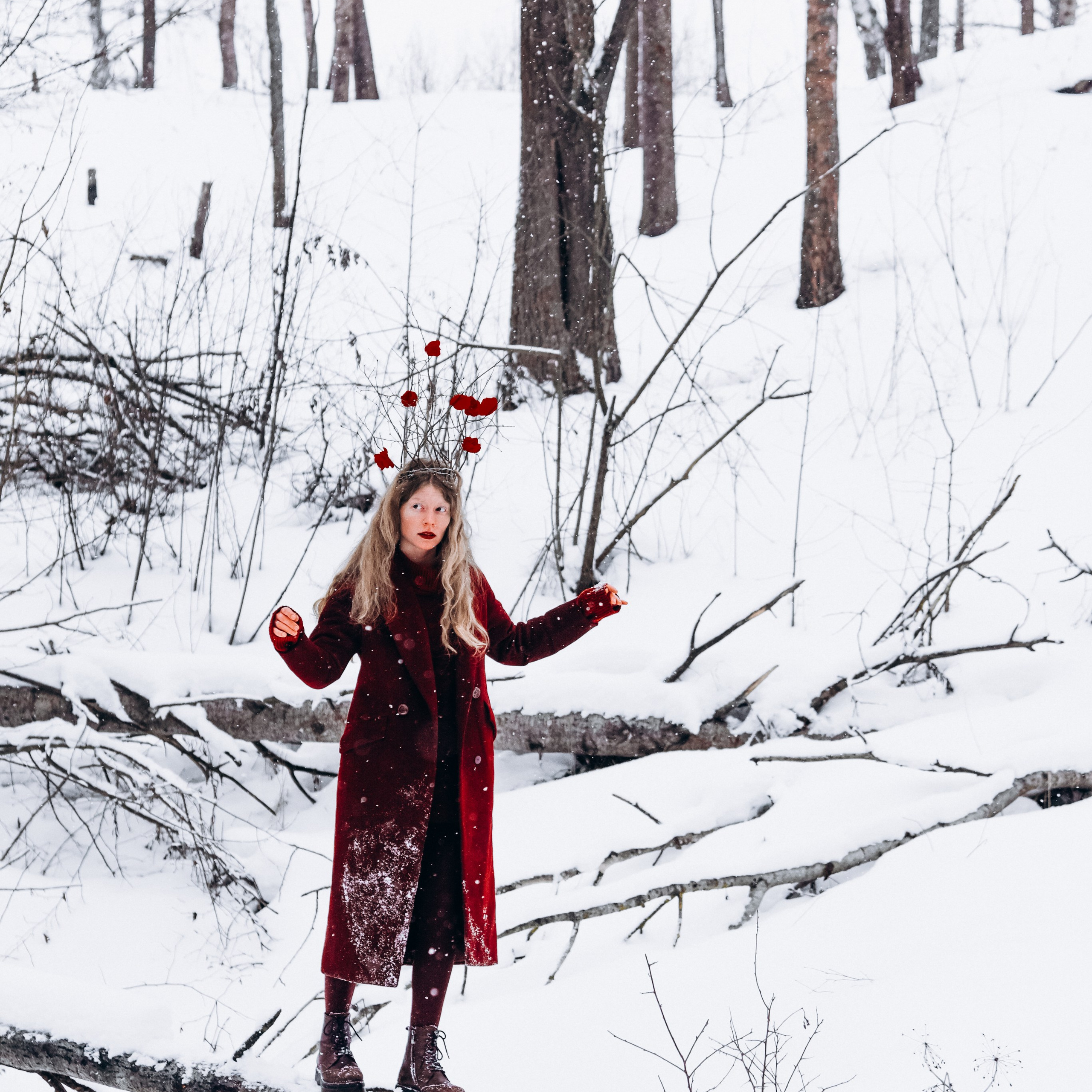 Маша Зима улица. ФОТОГРАФ СЕРГЕЕВА МАРИЯ