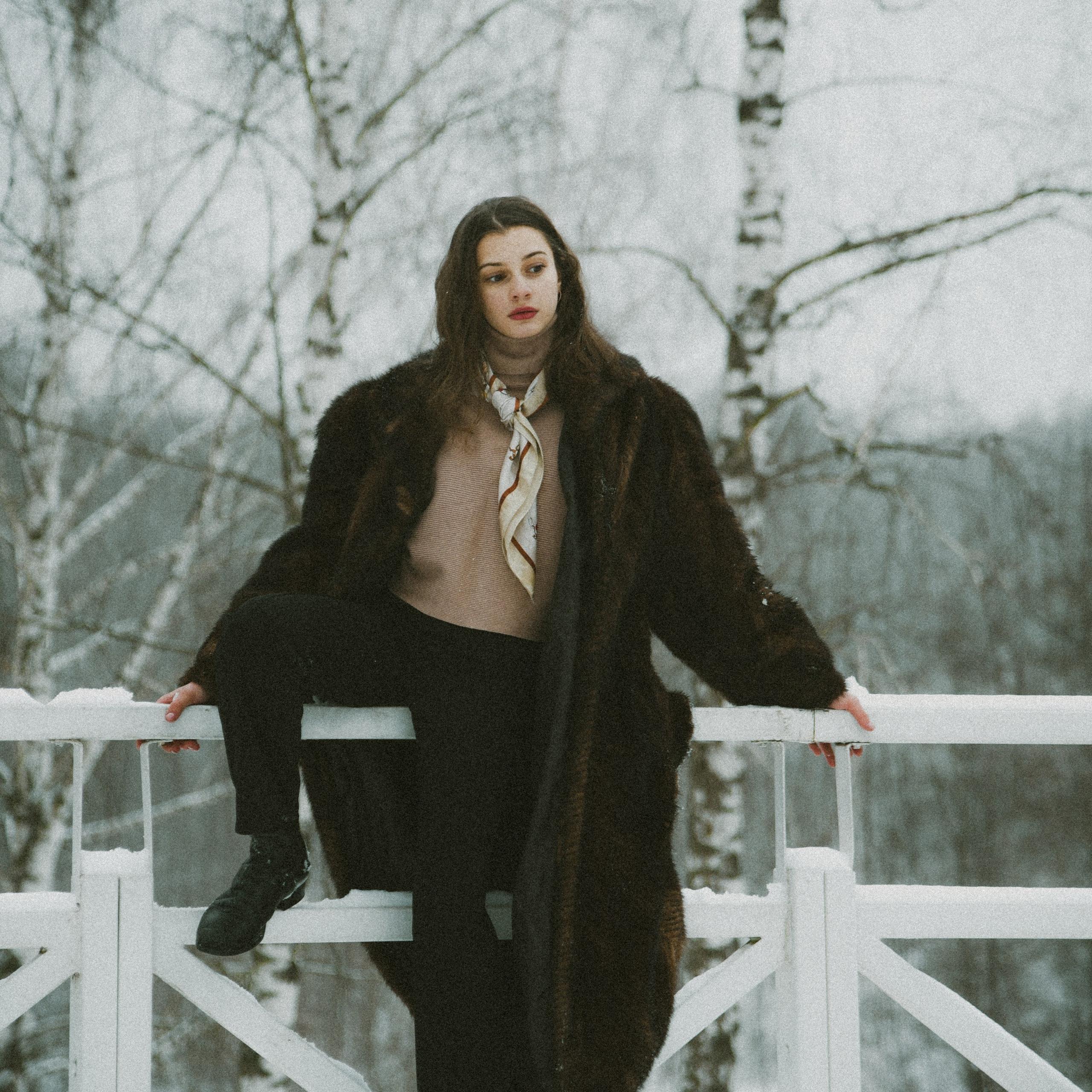 Анастасия зима с лошадьми. ФОТОГРАФ СЕРГЕЕВА МАРИЯ