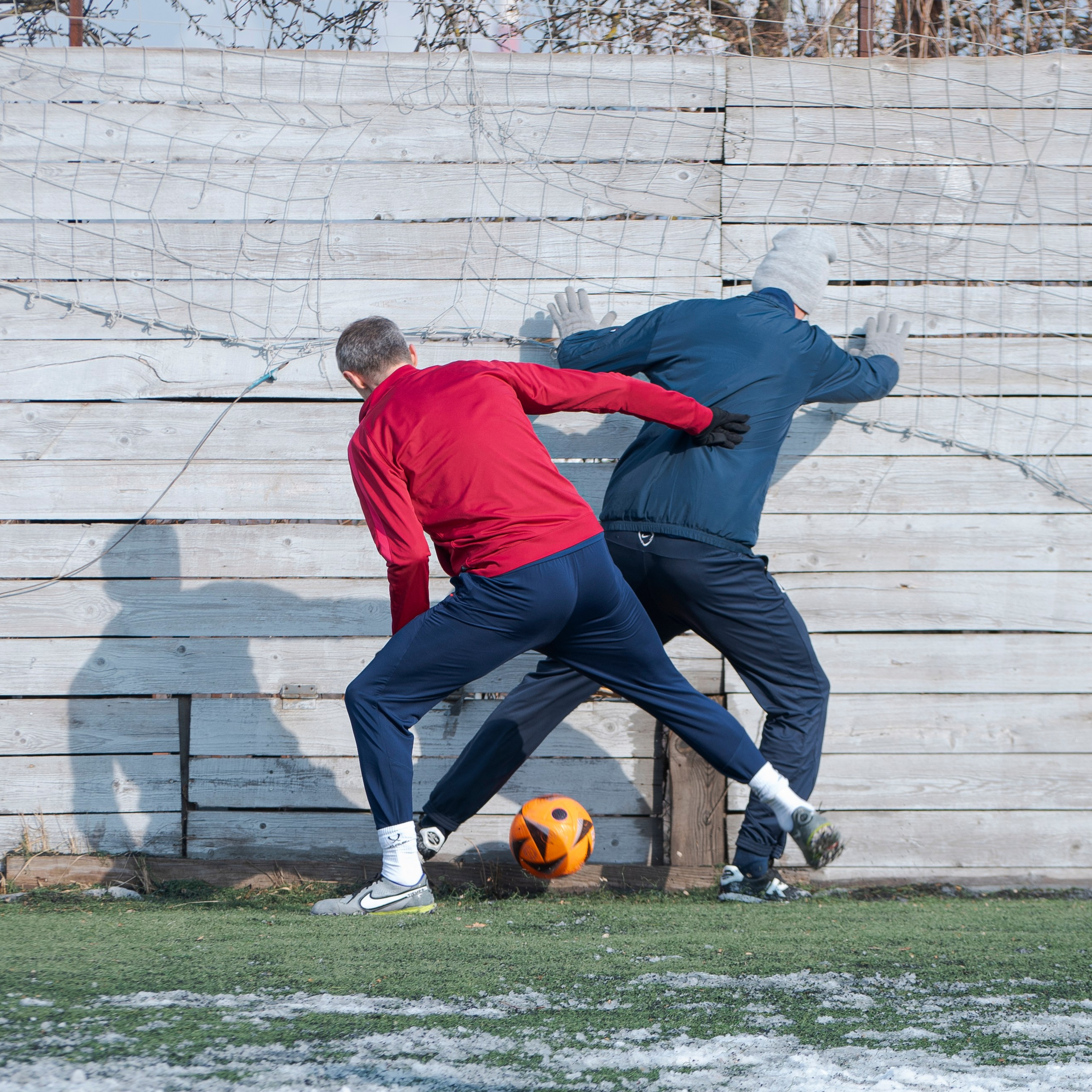 Товарищеский матч с ветеранами московского «Спартака» и «Динамо». Фотограф Валерия Азамат — жизнь в каждом кадре