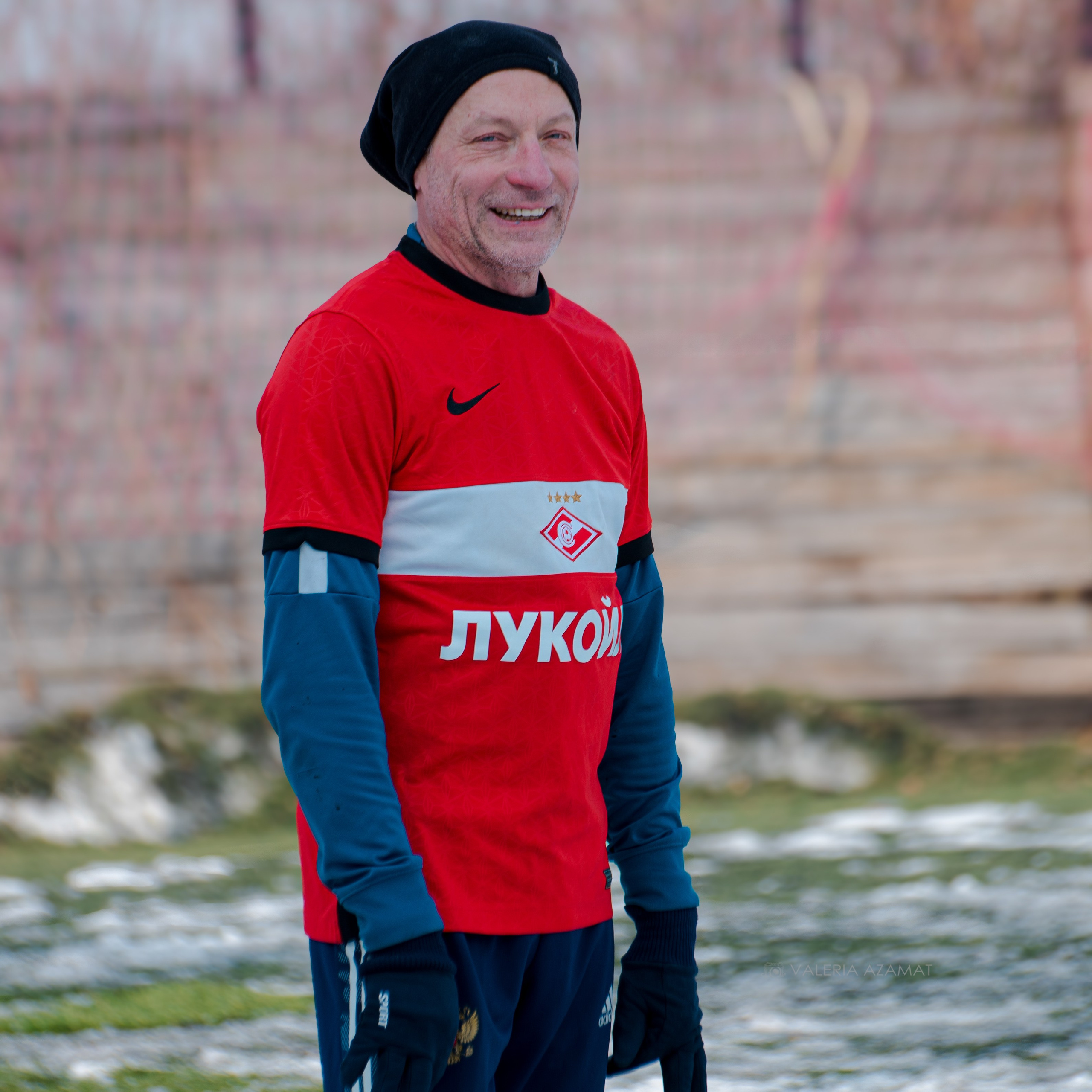 Товарищеский матч с ветеранами московского «Спартака» и «Динамо». Фотограф Валерия Азамат — жизнь в каждом кадре