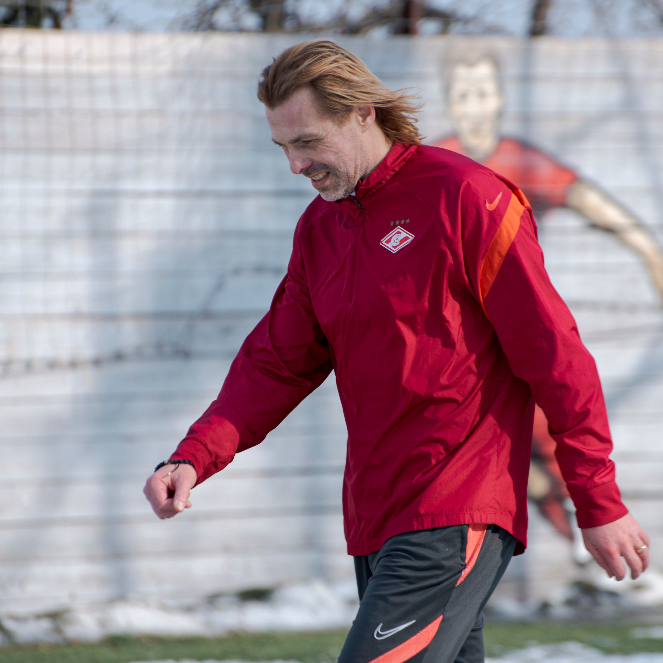 Товарищеский матч с ветеранами московского «Спартака» и «Динамо». Фотограф Валерия Азамат — жизнь в каждом кадре