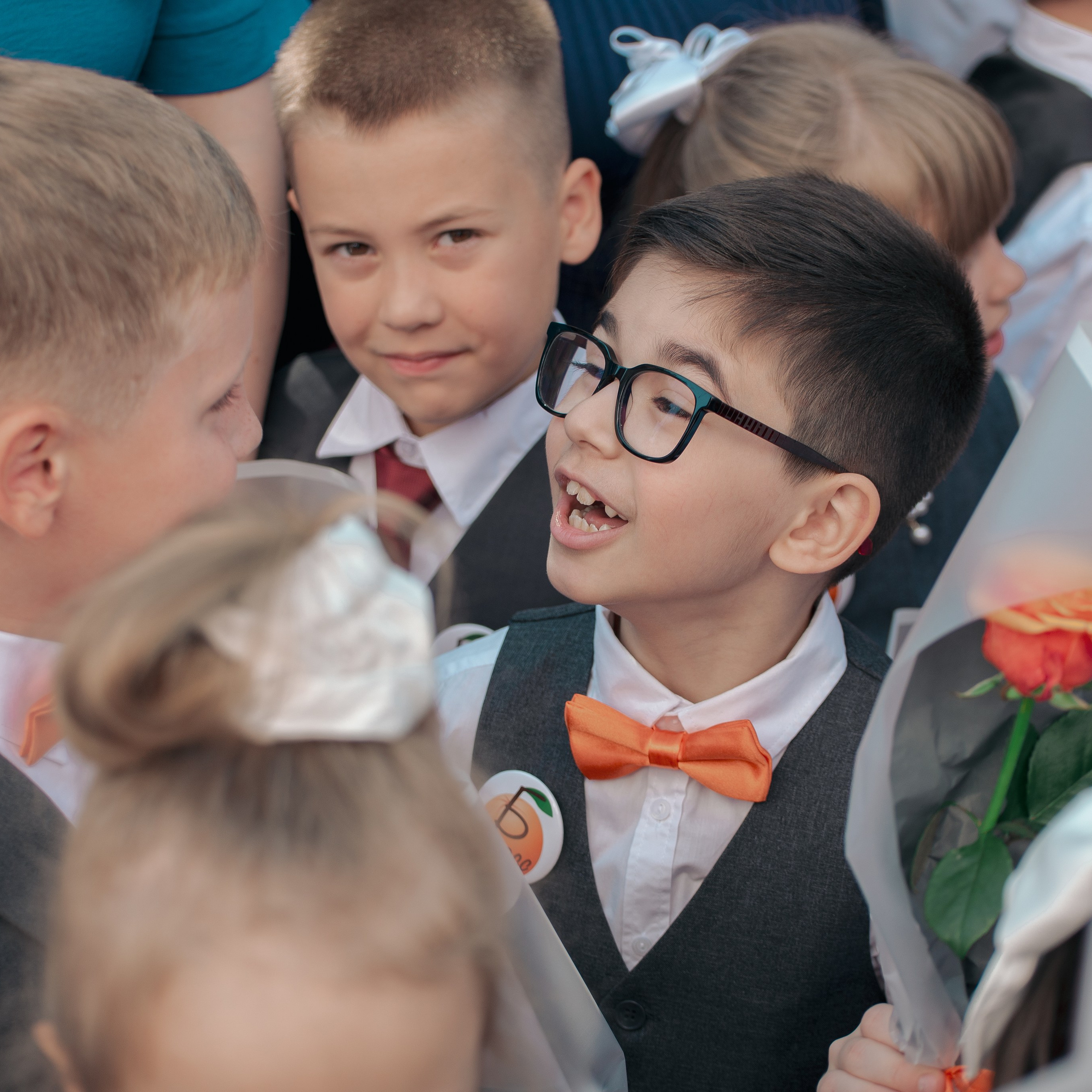 Фотосъемка «Первый звонок» для 1-го класса. Фотограф Валерия Азамат — жизнь в каждом кадре