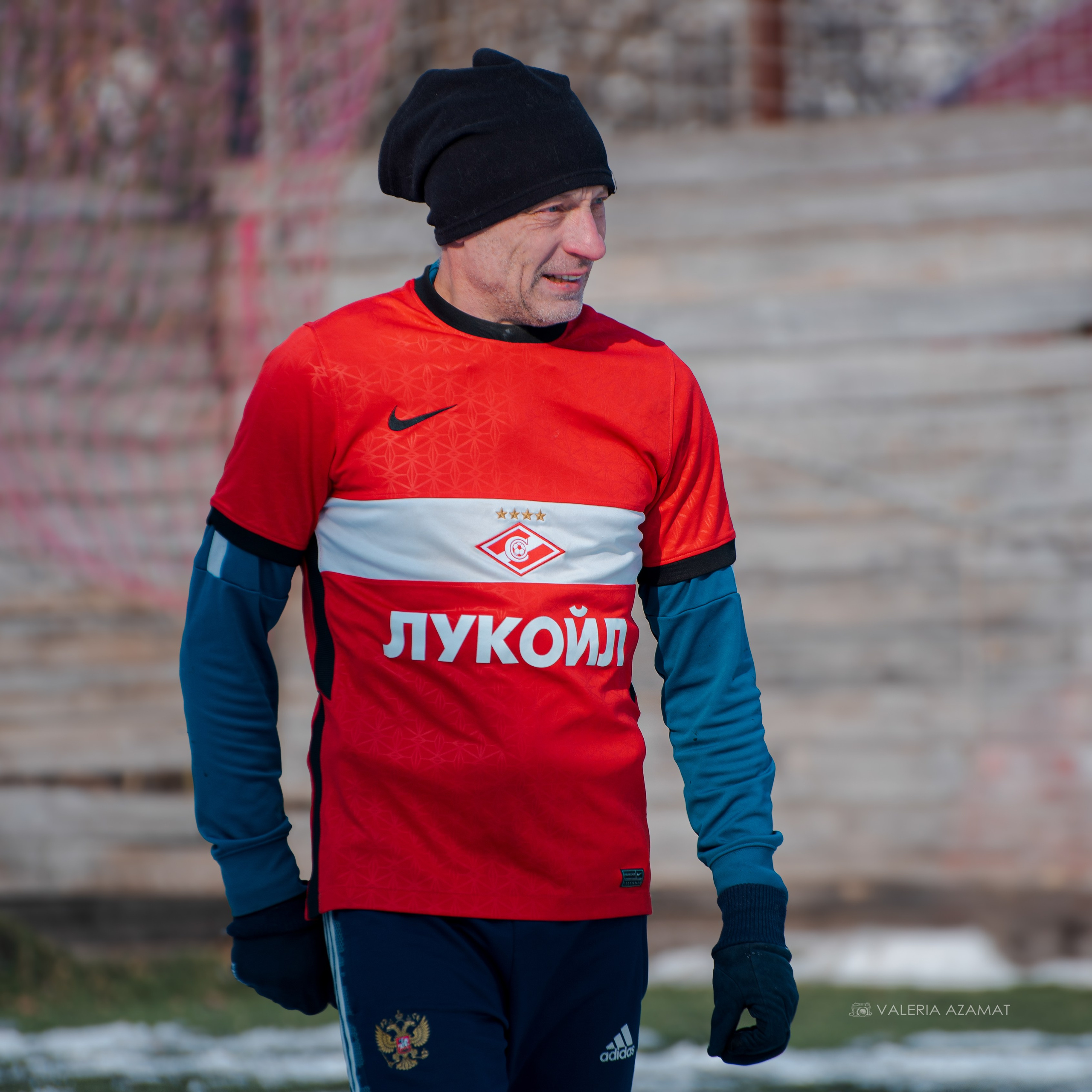 Товарищеский матч с ветеранами московского «Спартака» и «Динамо». Фотограф Валерия Азамат — жизнь в каждом кадре