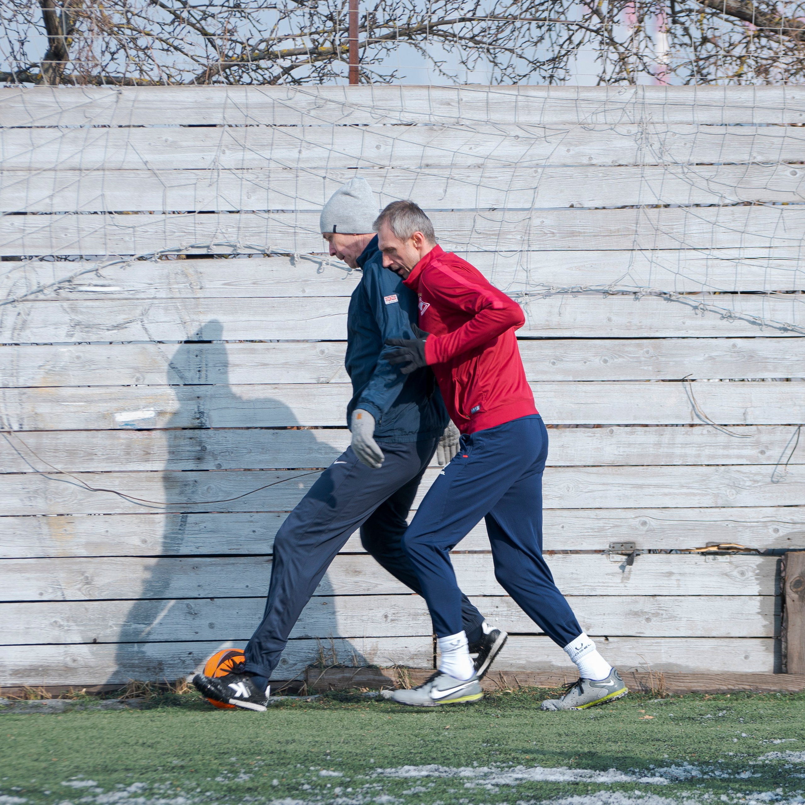 Товарищеский матч с ветеранами московского «Спартака» и «Динамо». Фотограф Валерия Азамат — жизнь в каждом кадре