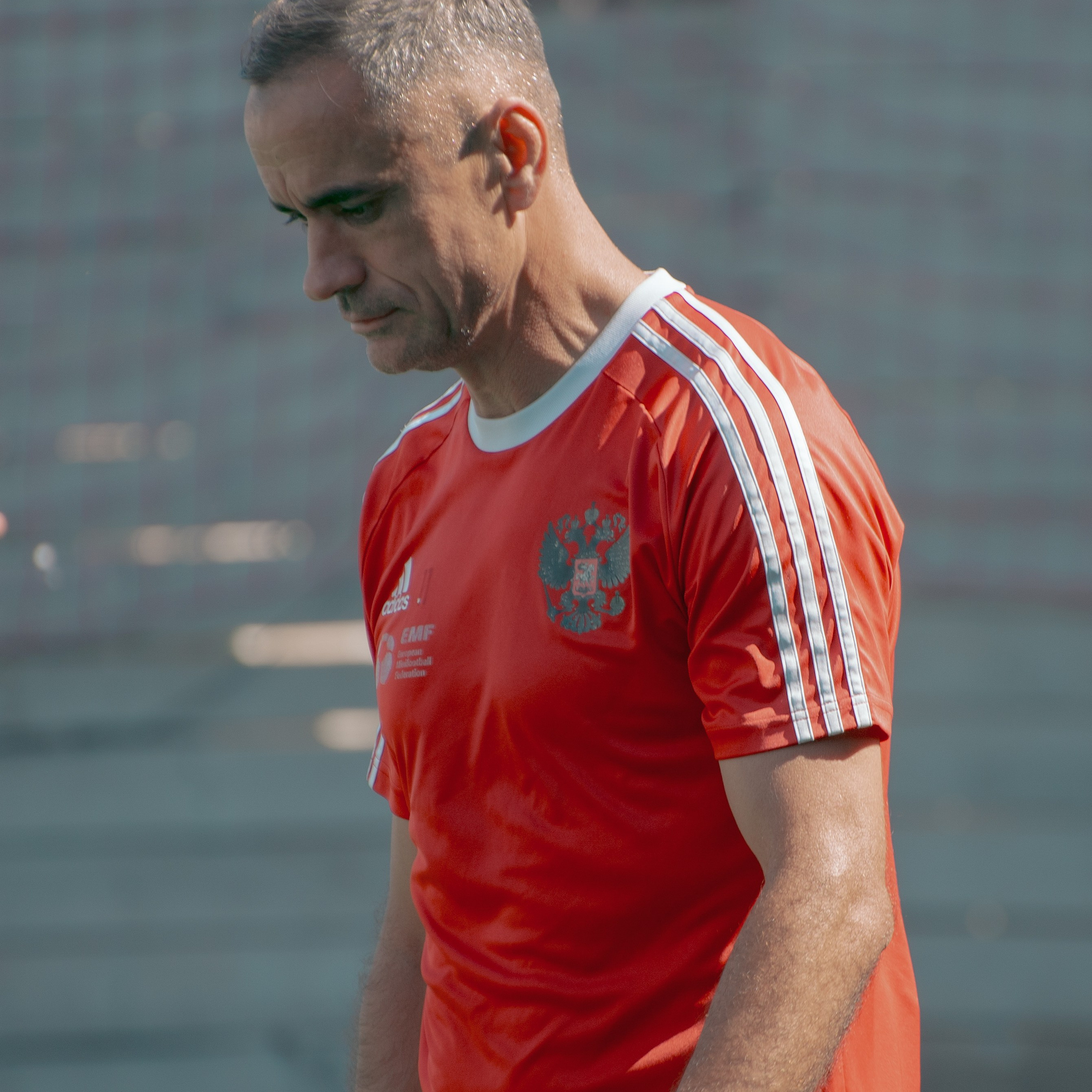 Товарищеский матч с ветеранами московского «Спартака» и «Динамо». Фотограф Валерия Азамат — жизнь в каждом кадре