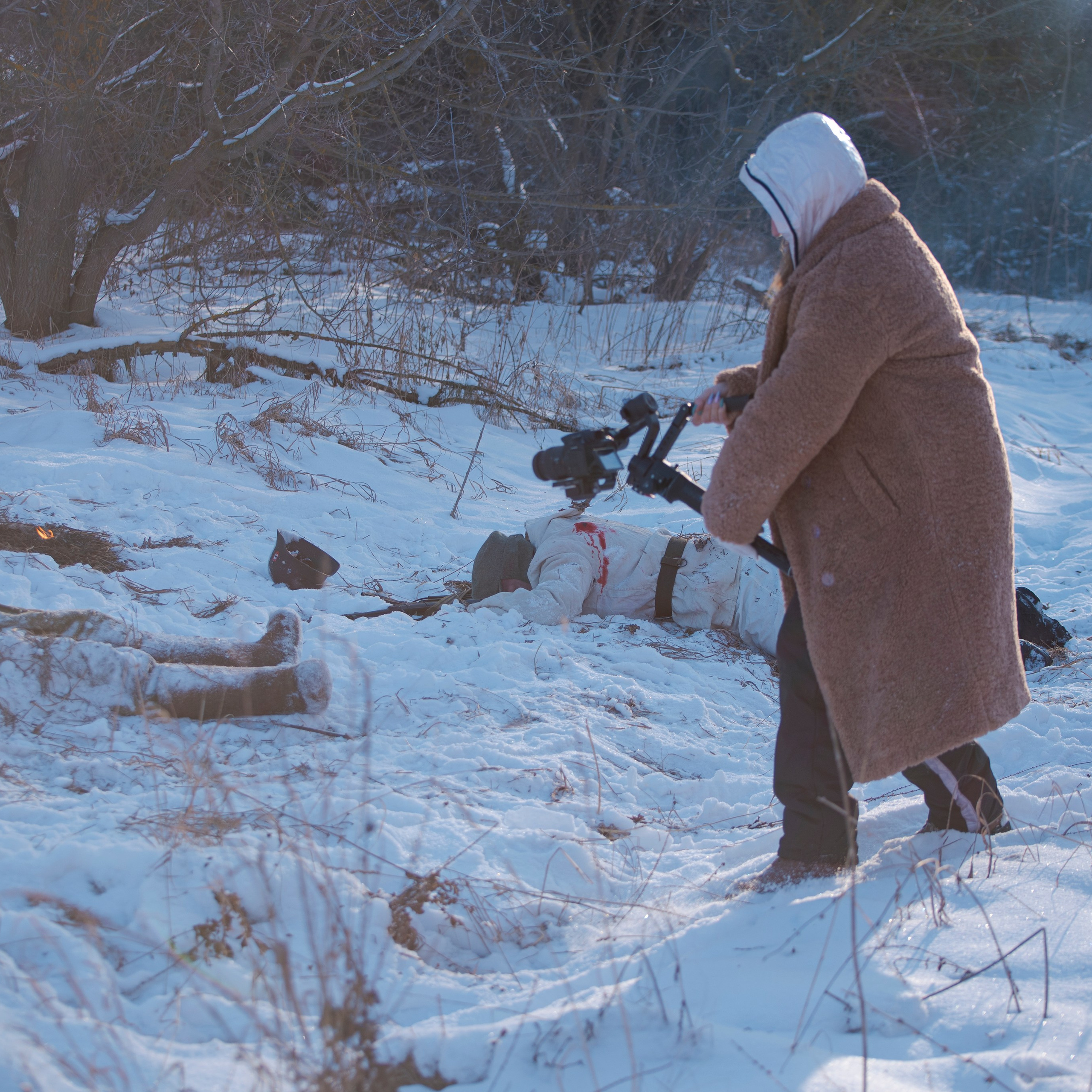 Репортаж со съемок короткометражного художественного фильма. Фотограф Валерия Азамат — жизнь в каждом кадре