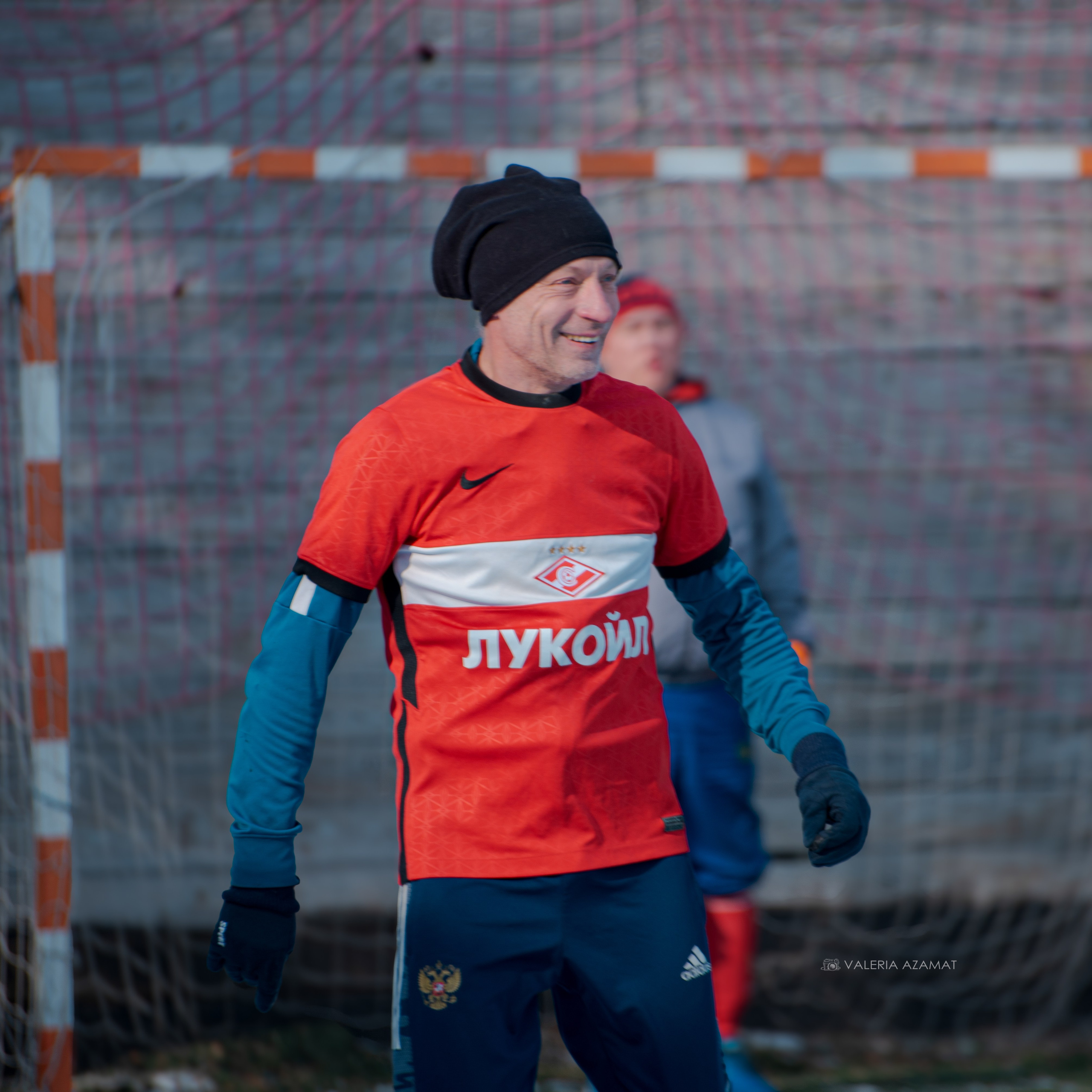Товарищеский матч с ветеранами московского «Спартака» и «Динамо». Фотограф Валерия Азамат — жизнь в каждом кадре