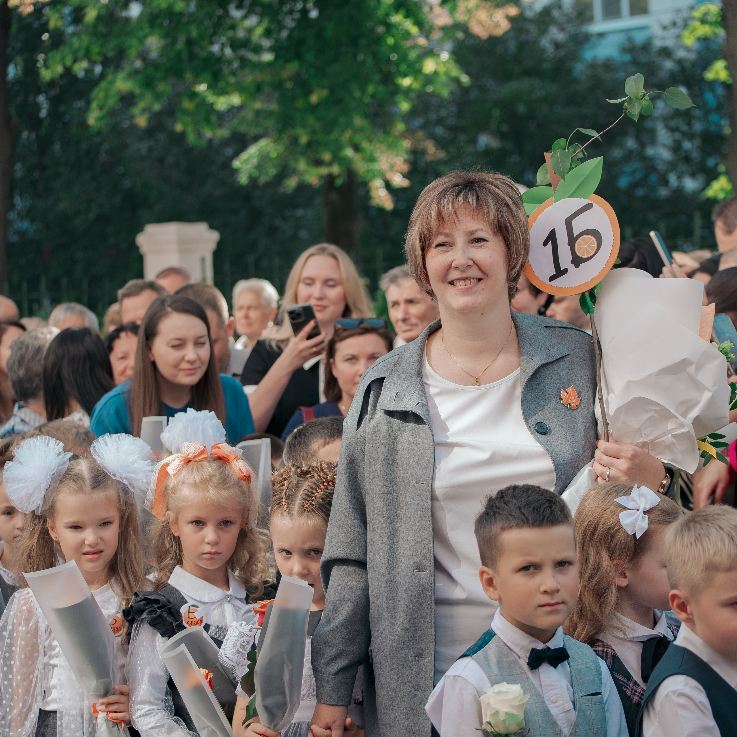 Фотосъемка «Первый звонок» для 1-го класса. Фотограф Валерия Азамат — жизнь в каждом кадре