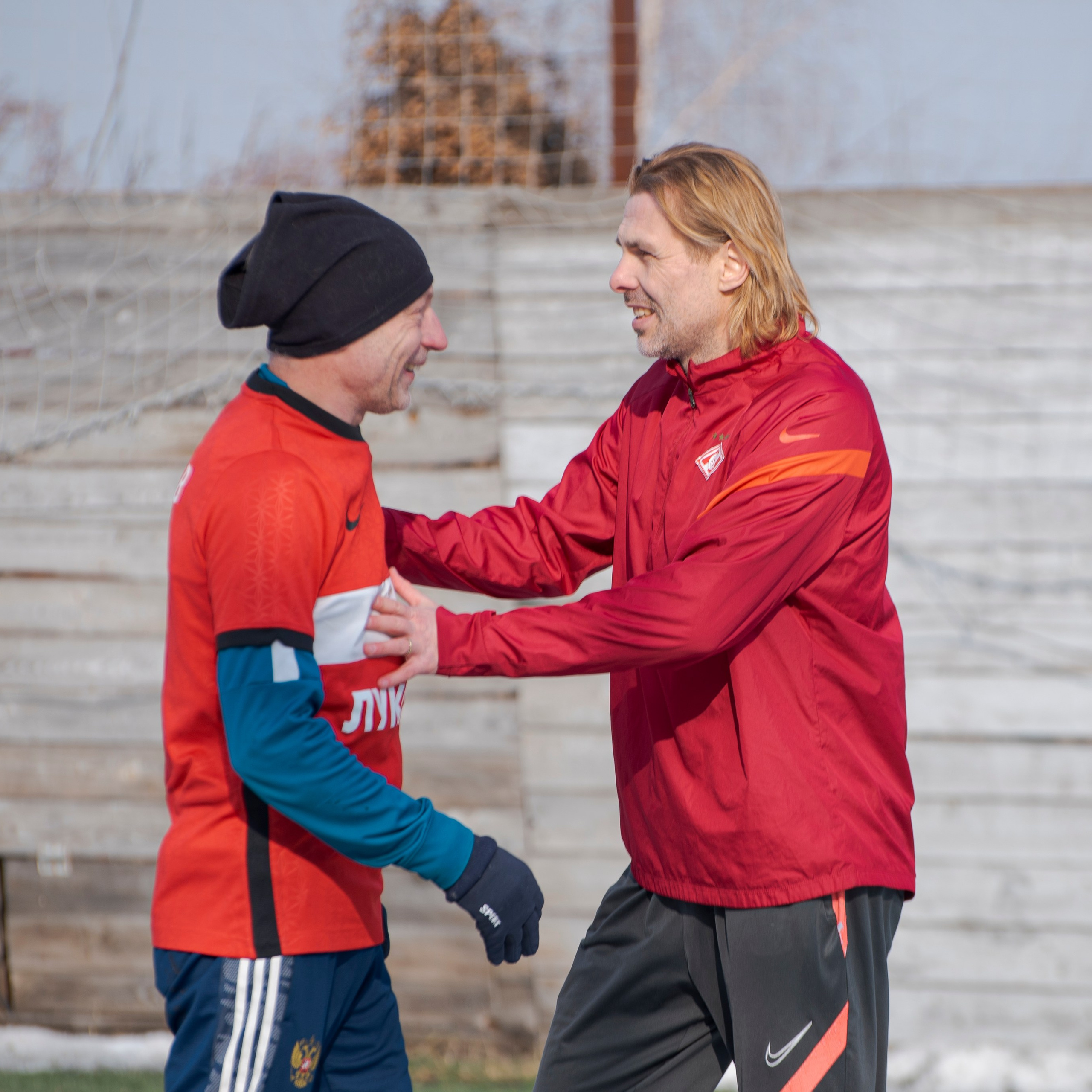 Товарищеский матч с ветеранами московского «Спартака» и «Динамо». Фотограф Валерия Азамат — жизнь в каждом кадре