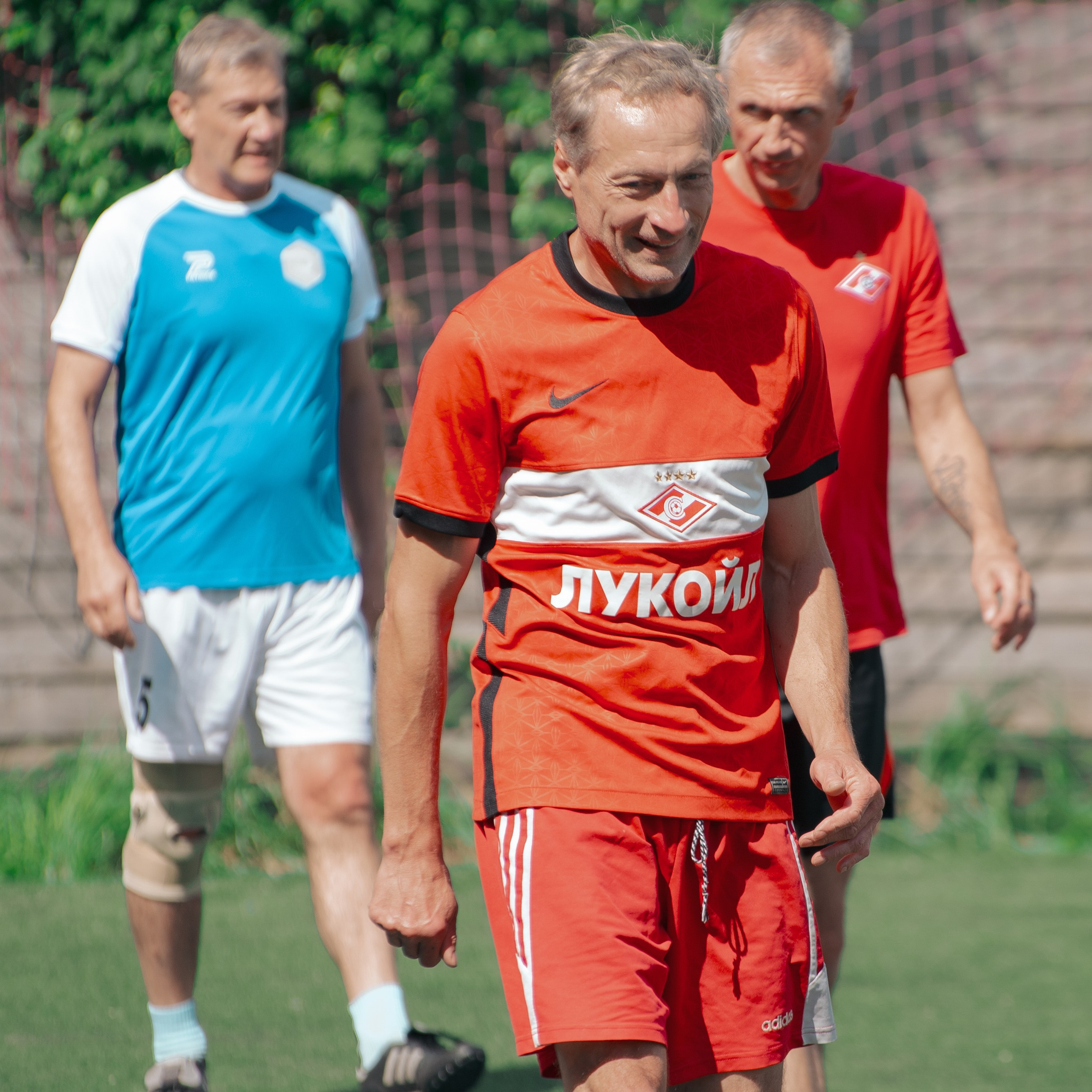 Товарищеский матч с ветеранами московского «Спартака» и «Динамо». Фотограф Валерия Азамат — жизнь в каждом кадре