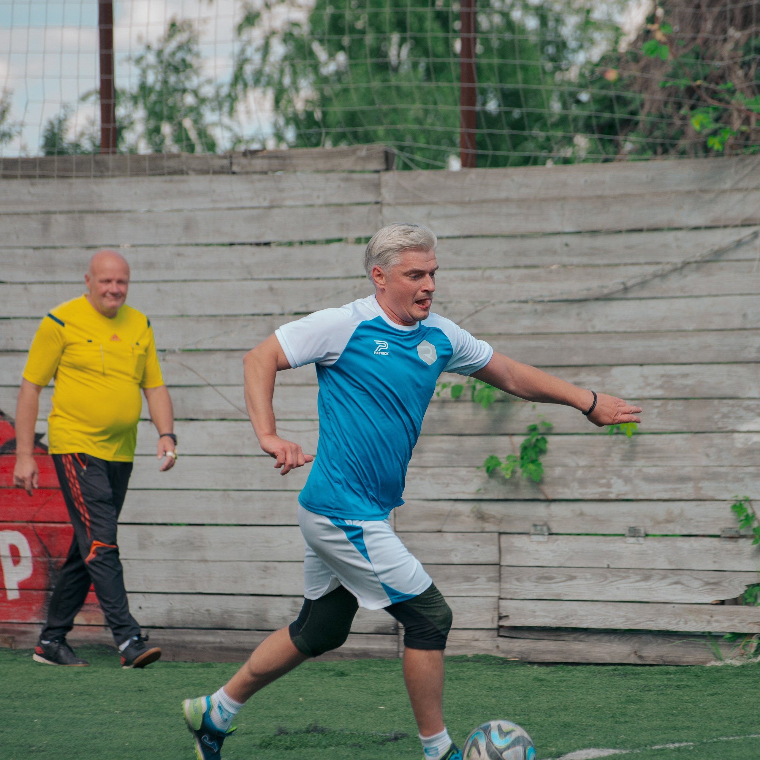 Товарищеский матч с ветеранами московского «Спартака» и «Динамо». Фотограф Валерия Азамат — жизнь в каждом кадре