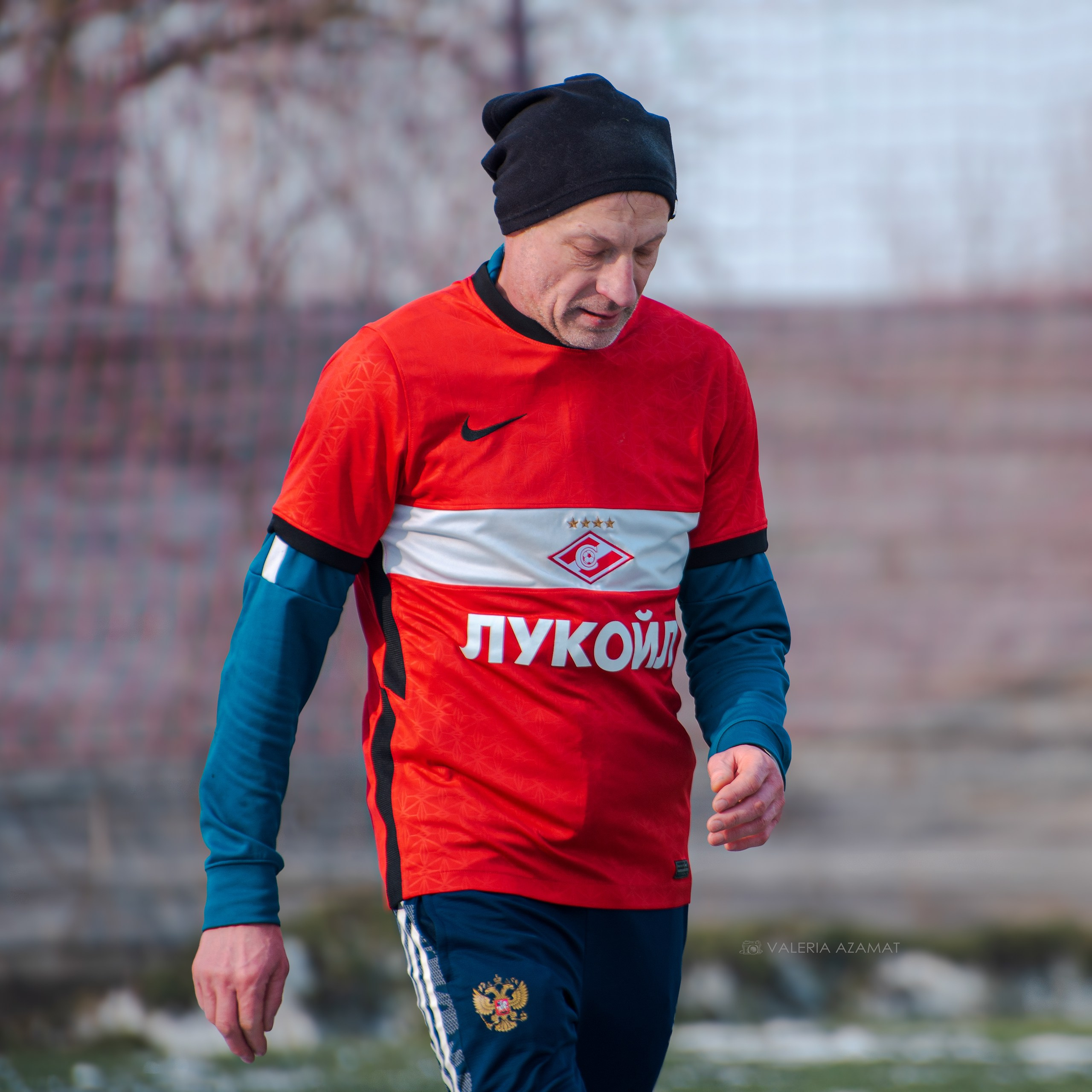 Товарищеский матч с ветеранами московского «Спартака» и «Динамо». Фотограф Валерия Азамат — жизнь в каждом кадре