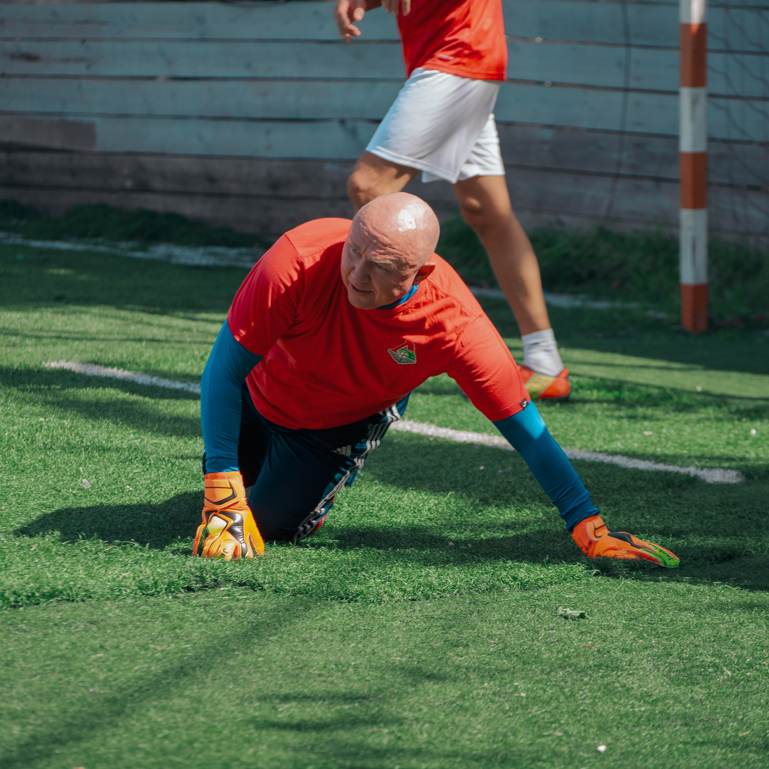 Товарищеский матч с ветеранами московского «Спартака» и «Динамо». Фотограф Валерия Азамат — жизнь в каждом кадре