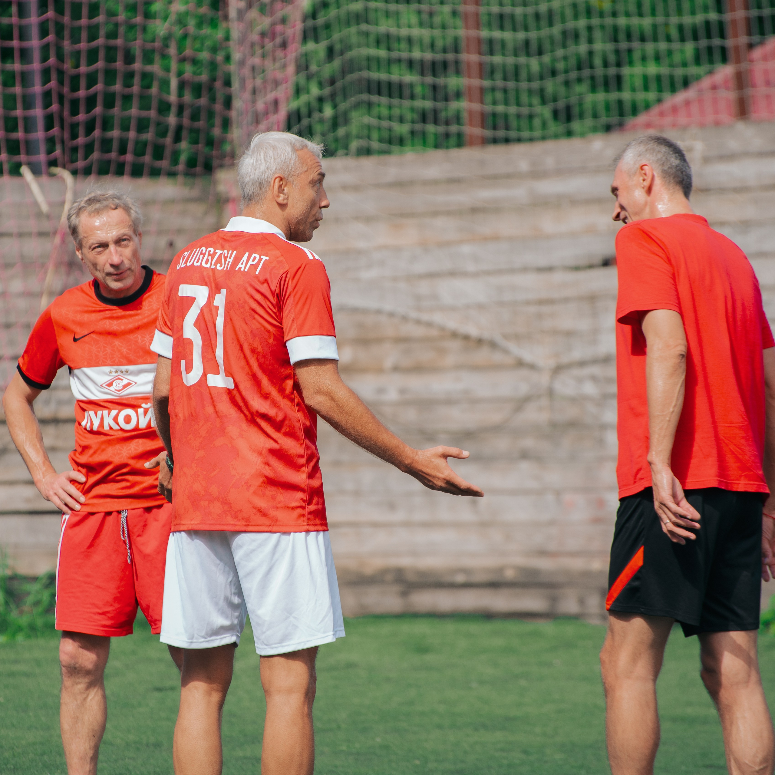 Товарищеский матч с ветеранами московского «Спартака» и «Динамо». Фотограф Валерия Азамат — жизнь в каждом кадре